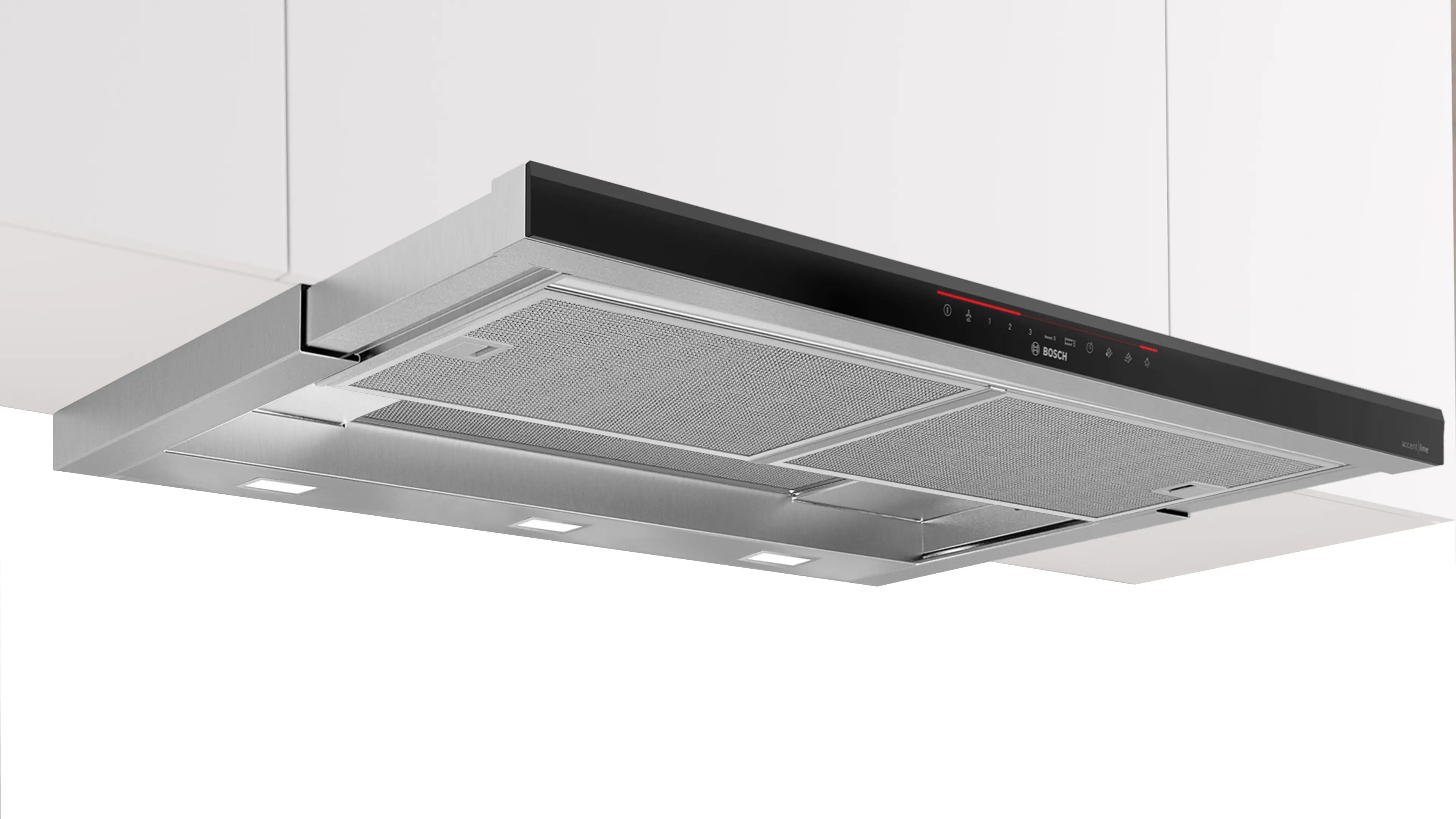 Bosch DFS098K54 telescopic cooker hood in stainless steel, 898 mm wide