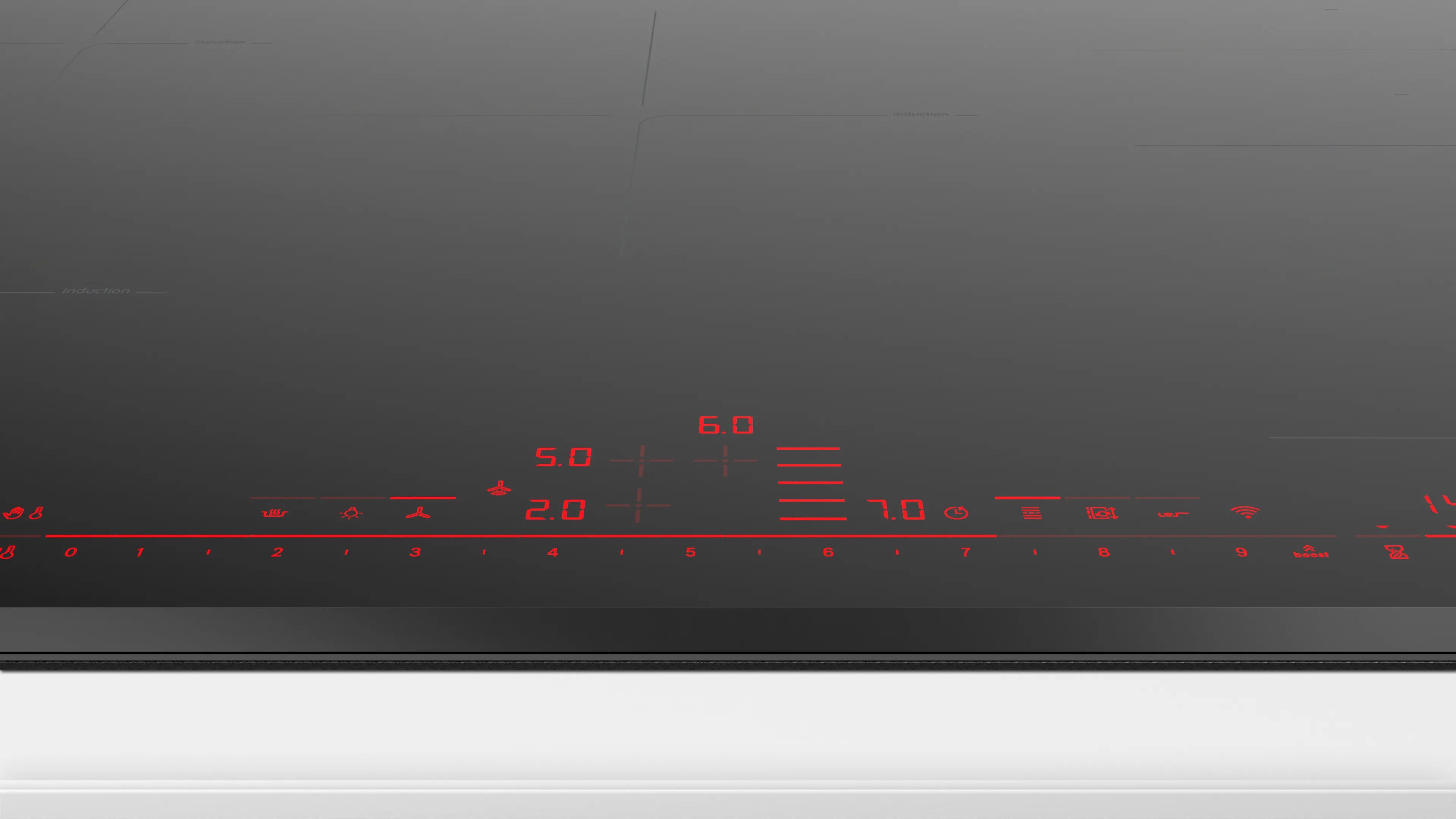 Bosch PXV890DV5E induction hob, surface mount with frame, further view 4