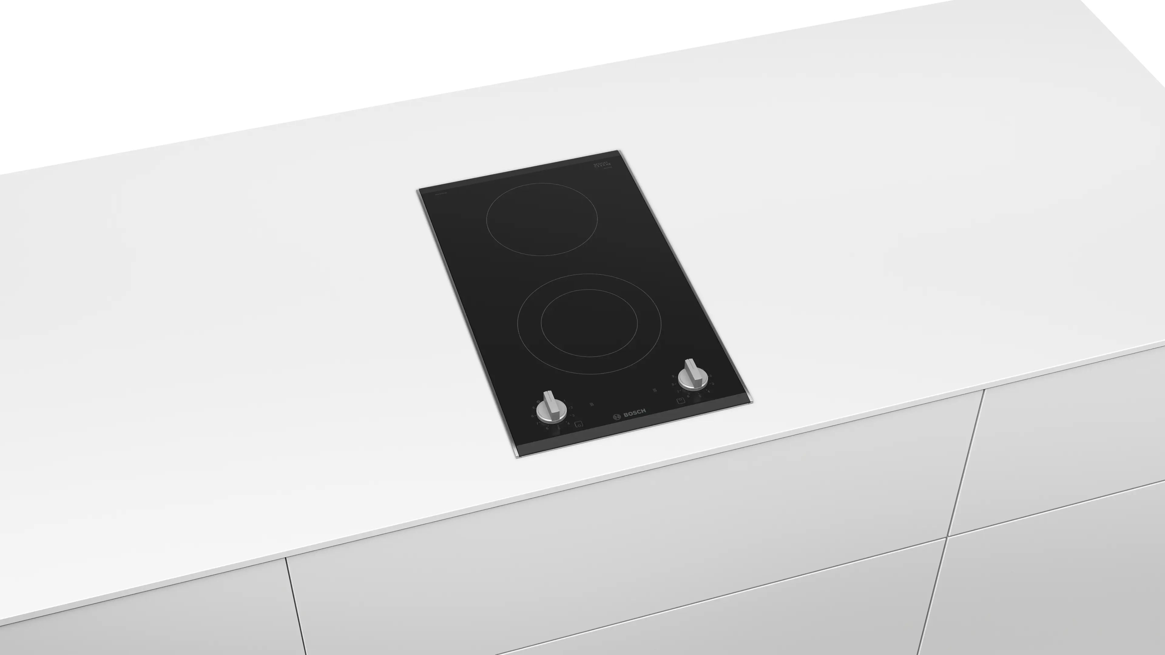 Bosch PKF375CA2E domino electric hob, surface mount with frame, further view 3