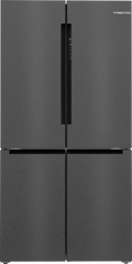 KFN96AXEA Series 4 French door bottom freezer, multi door 183 x 90.5 cm Brushed black steel anti-fingerprint, Total No Frost