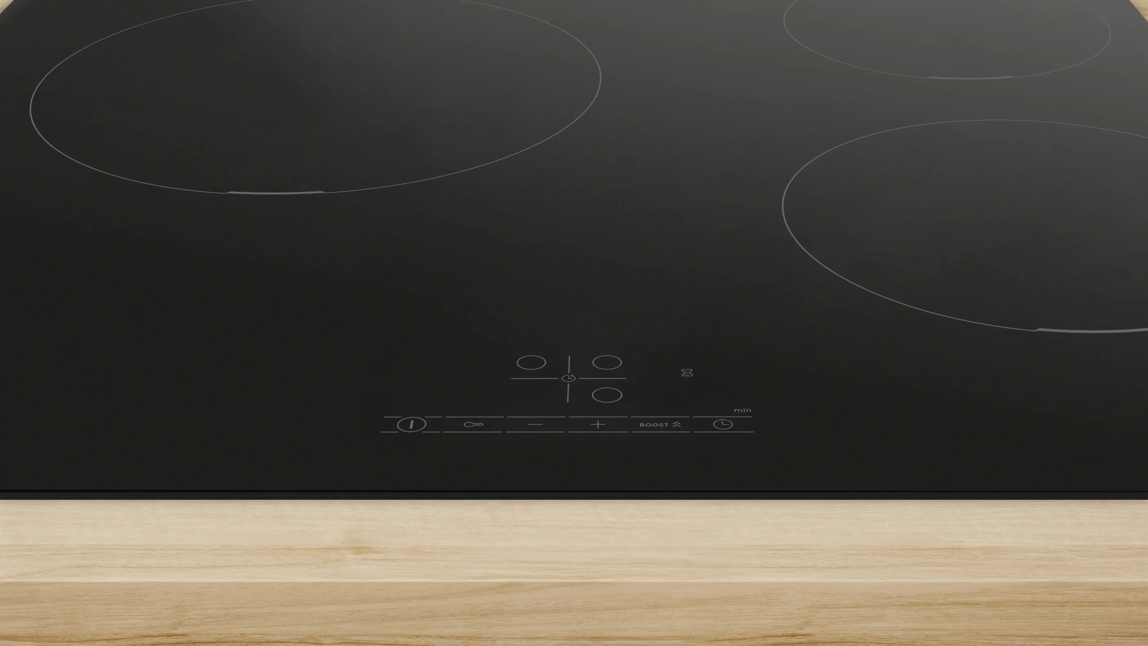 PUC611BB5E Series 4 Induction hob 60 cm surface mount without frame