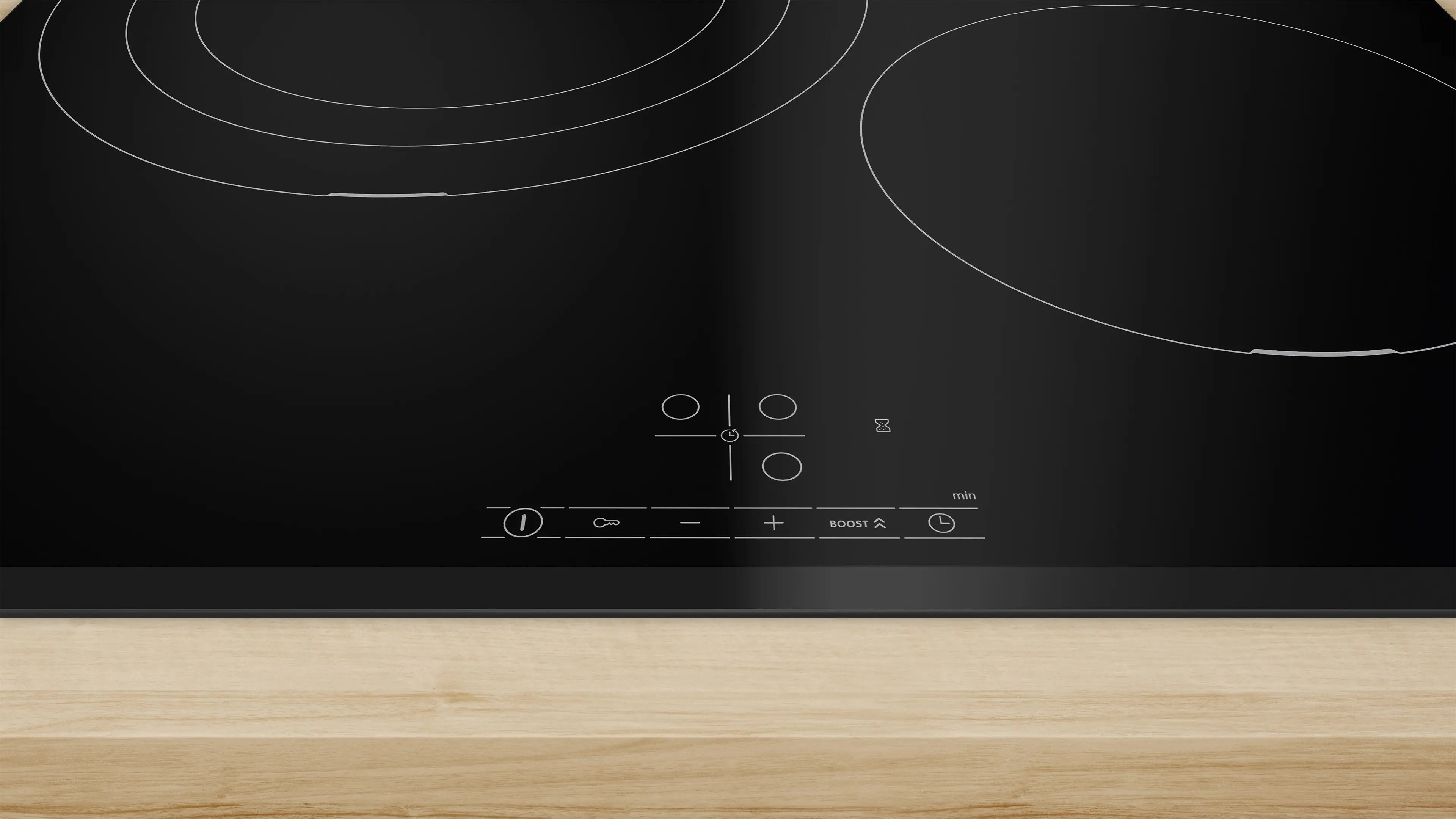 Bosch PID631BB5E induction hob, surface mount without frame, further view 3