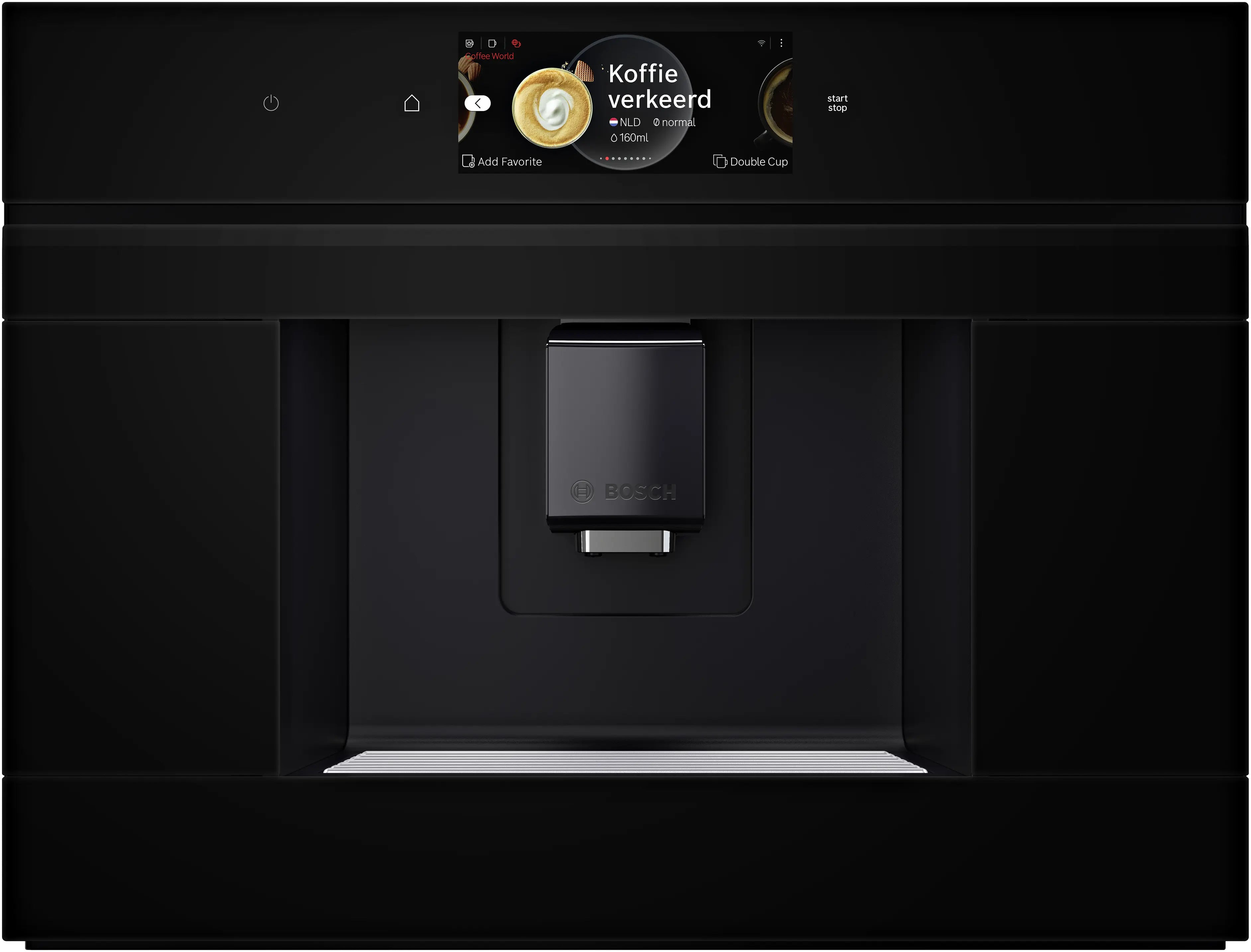 Bosch CTL7181B0 built-in fully automatic coffee machine, 450 mm niche height