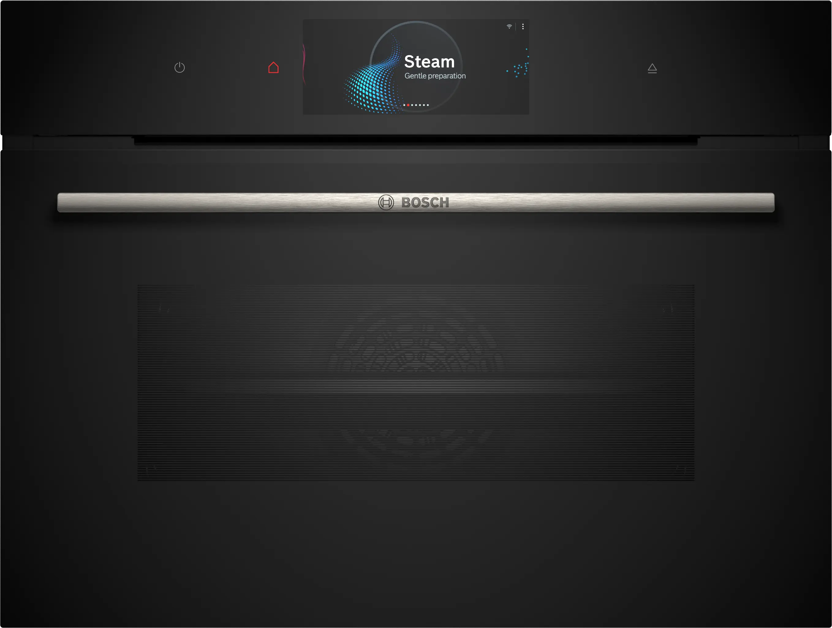 Bosch CSG7584B1 built-in compact steam oven in black, 594 mm wide