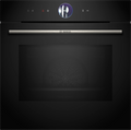 Bosch HMG7361B1 built-in oven with microwave function in black, 594 mm wide