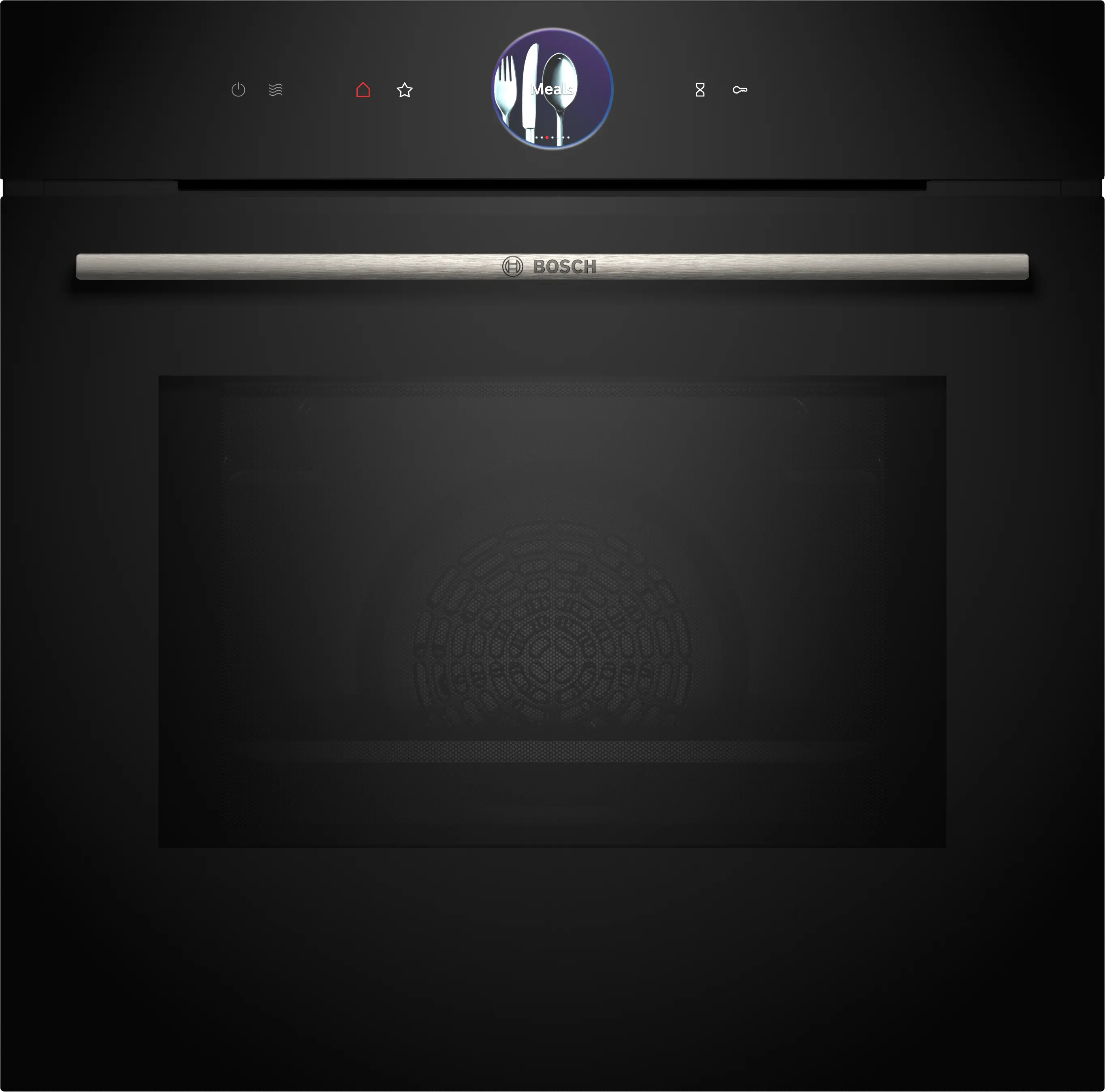 Bosch HMG7361B1 built-in oven with microwave function in black, 594 mm wide
