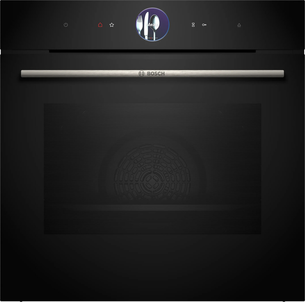 Bosch HSG7364B1 built-in steam oven in black, 594 mm wide