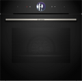 Bosch HSG7364B1 built-in steam oven in black, 594 mm wide