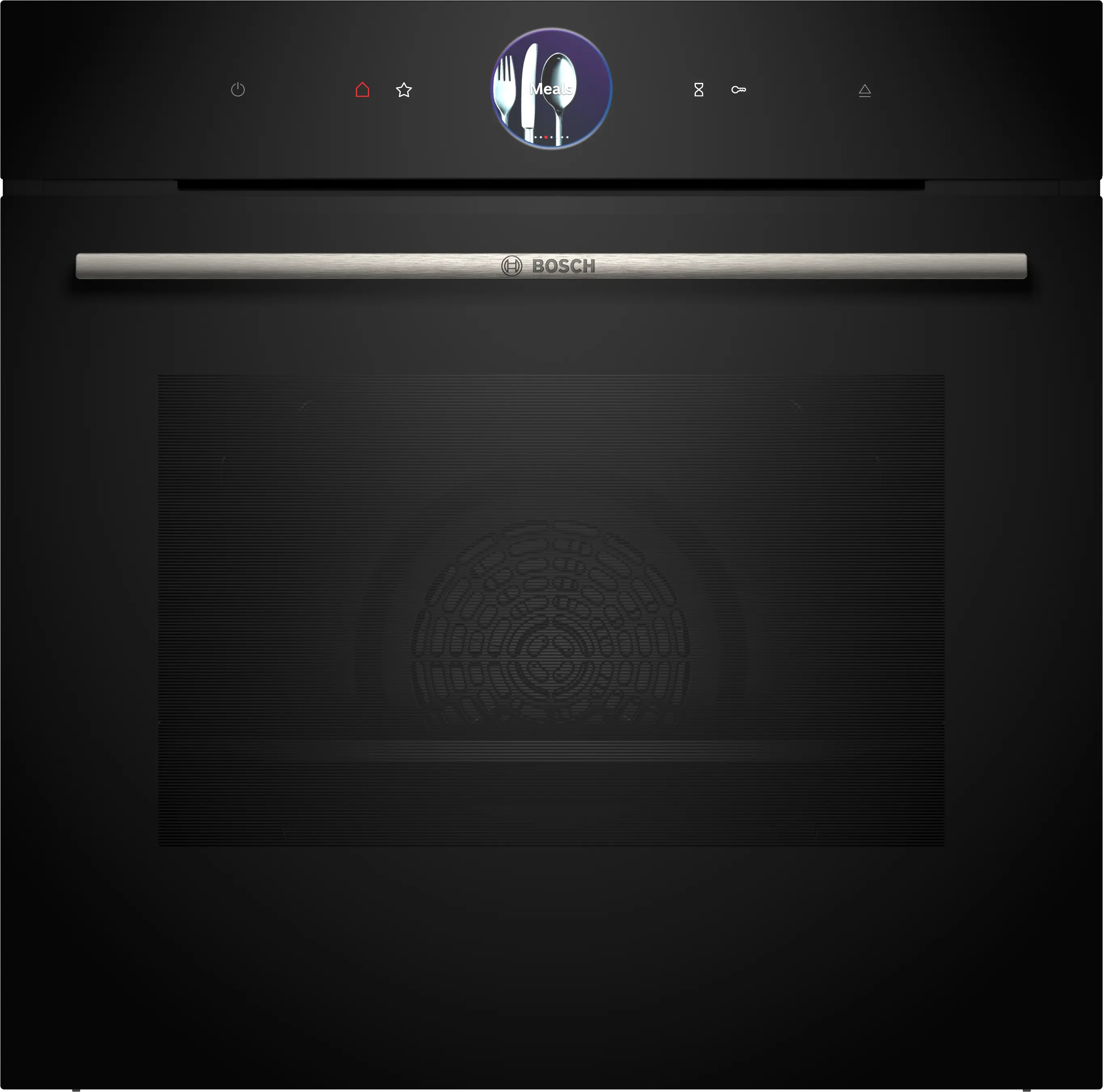 Bosch HSG7364B1 built-in steam oven in black, 594 mm wide