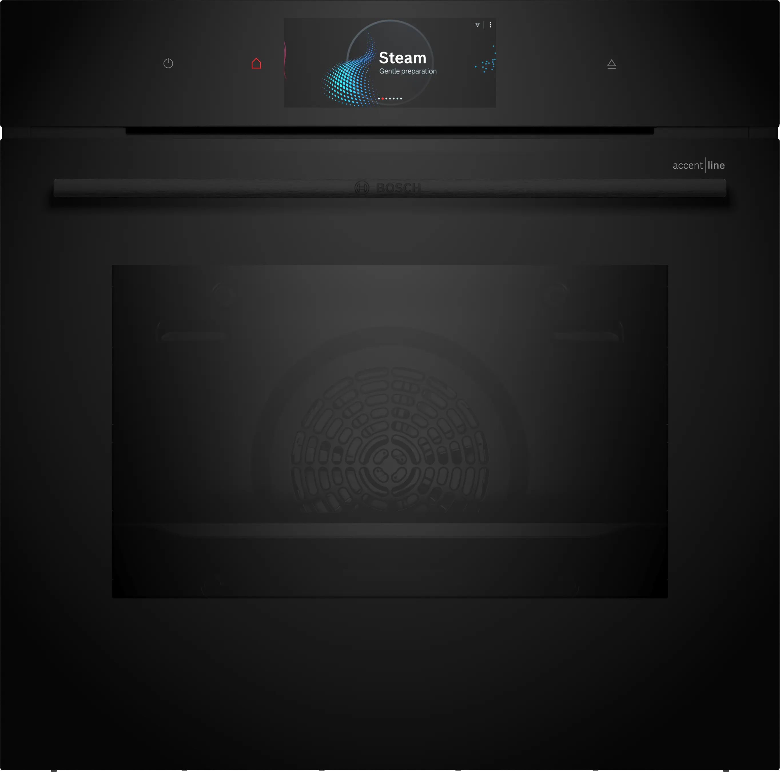 Bosch HSG938EB1 built-in steam oven in black, 594 mm wide