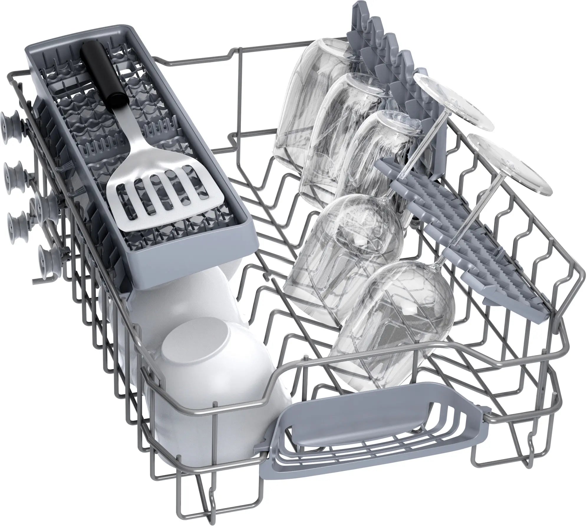 SPS2IKW55K Series 2 Free-standing dishwasher 45 cm White
