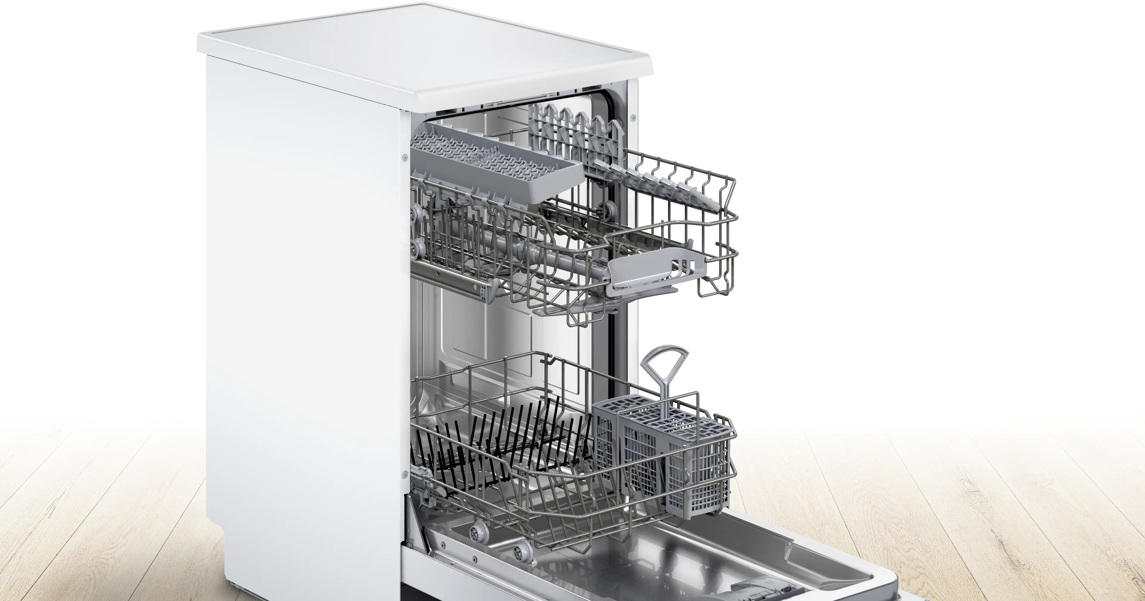 SPS2IKW55K Series 2 Free-standing dishwasher 45 cm White