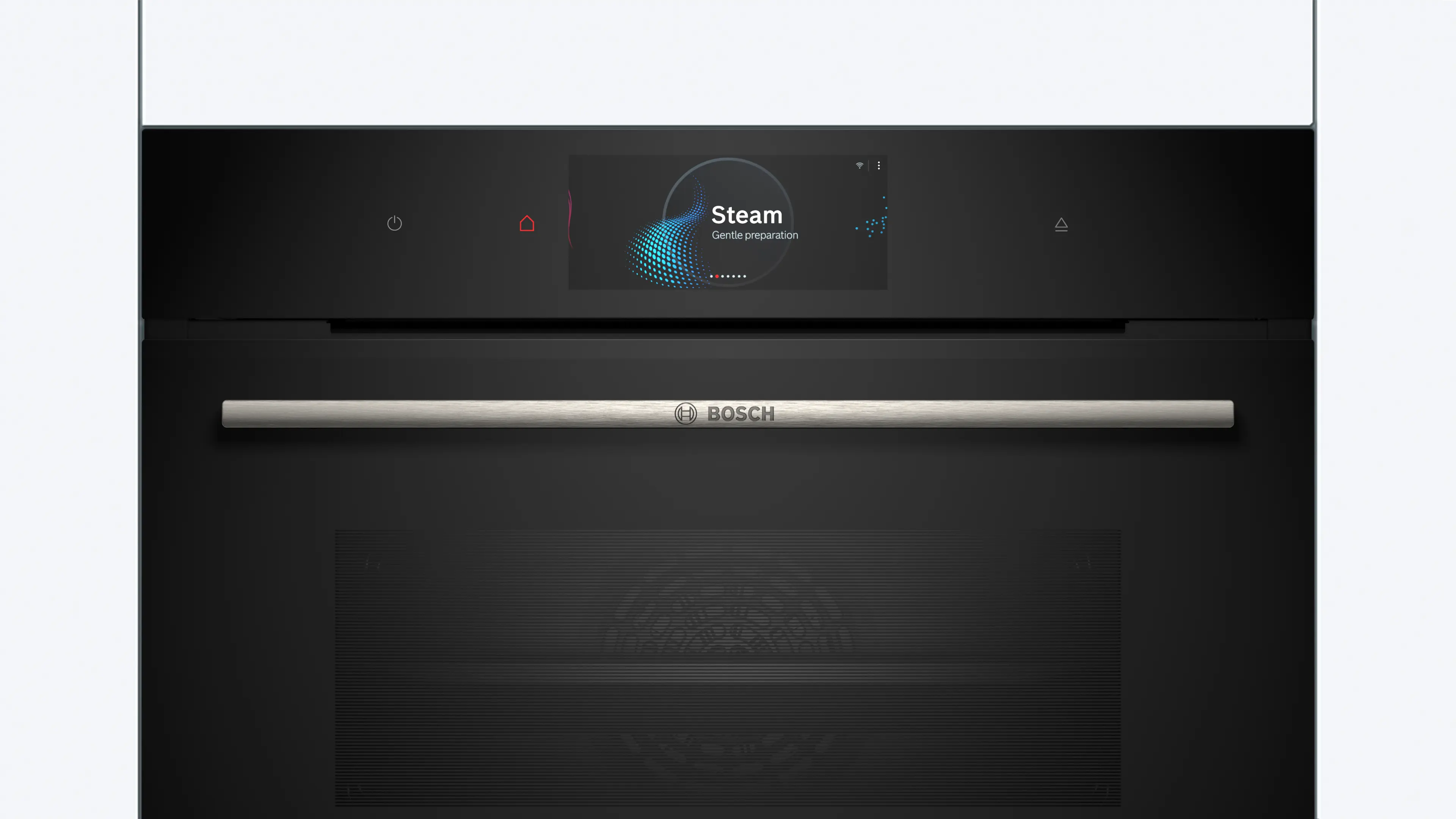 Bosch CSG7584B1 built-in compact steam oven in black, further view 2
