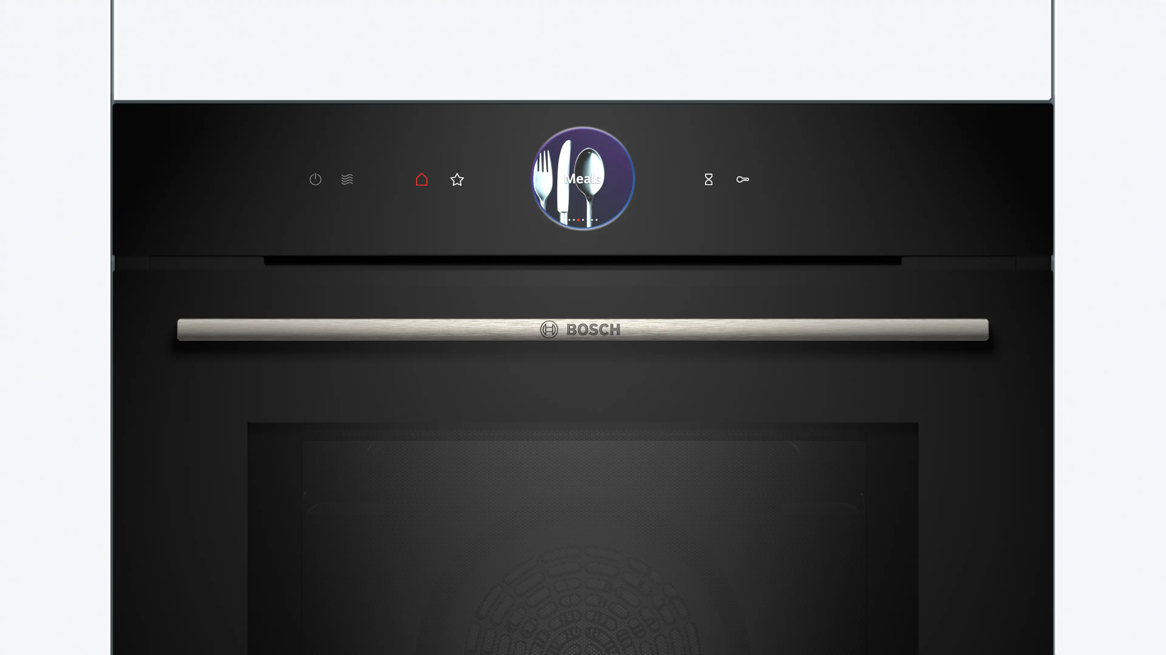 Bosch HMG7361B1 built-in oven with microwave function in black, further view 3