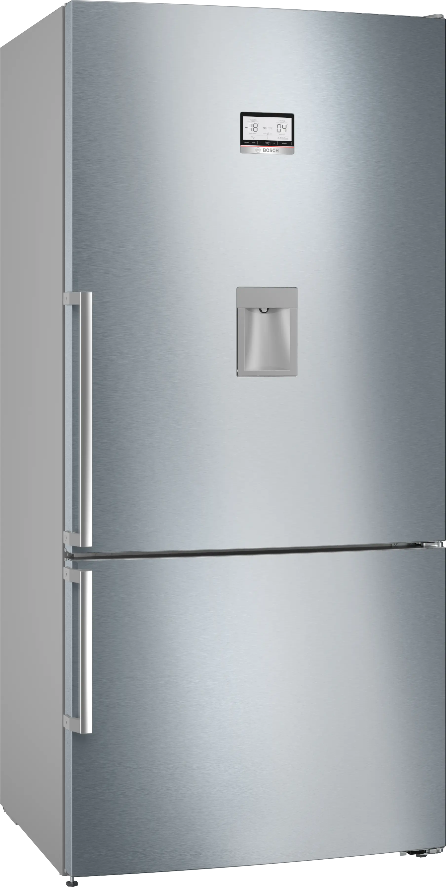 KGD86AI31U Series 6 Free-standing fridge-freezer with freezer at bottom 186 x 86 cm Stainless steel