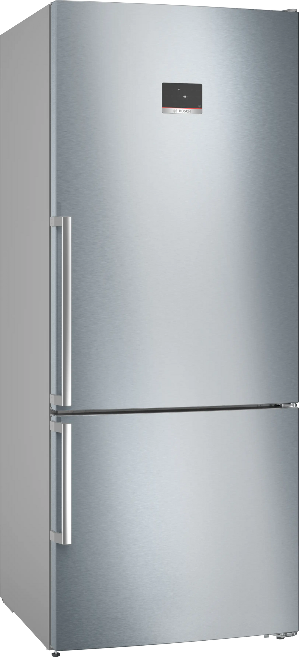 KGN76CI30U Series 6 Free-standing fridge-freezer with freezer at bottom 186 x 75 cm Stainless steel