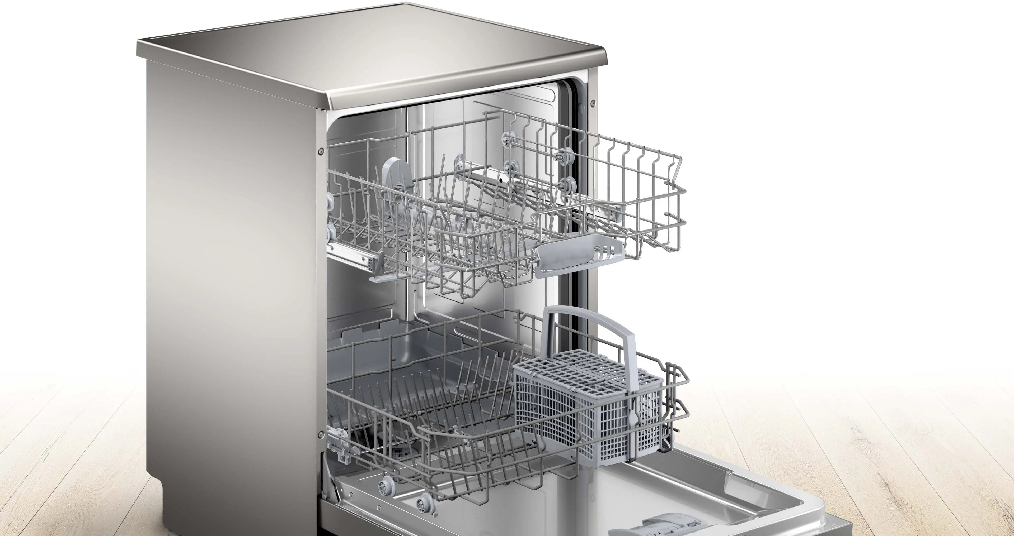 Bosch SMS2HTI79E free-standing dishwasher in brushed steel, further view 5