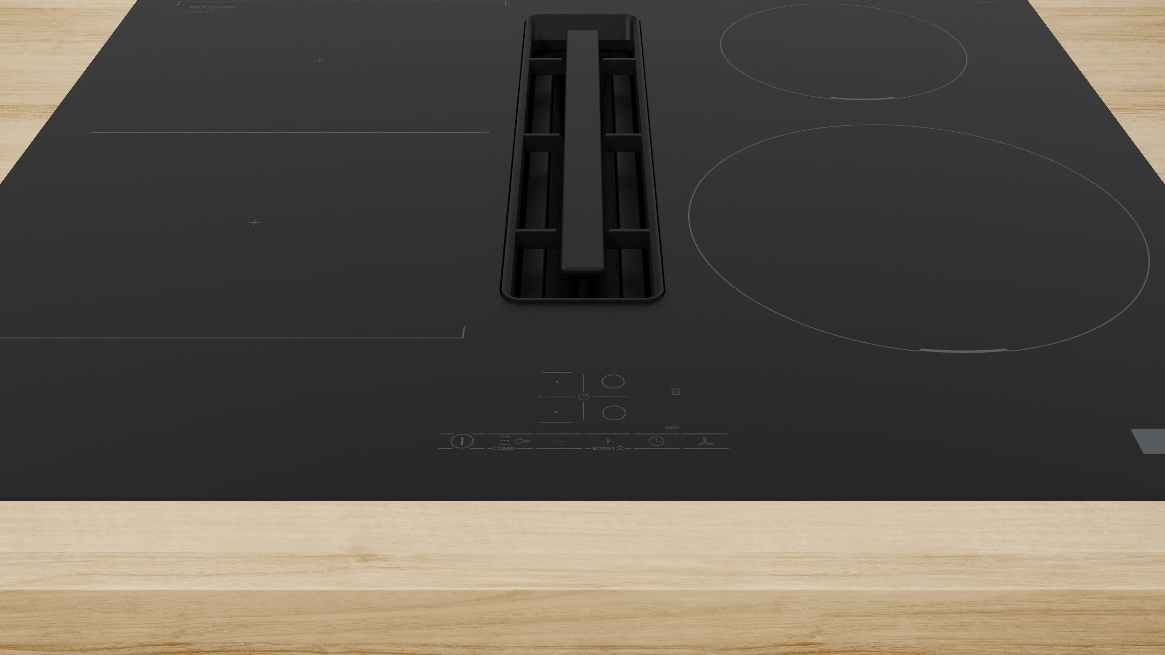 Bosch PVS601B16E induction hob with integrated ventilation, flush mount, further view 2