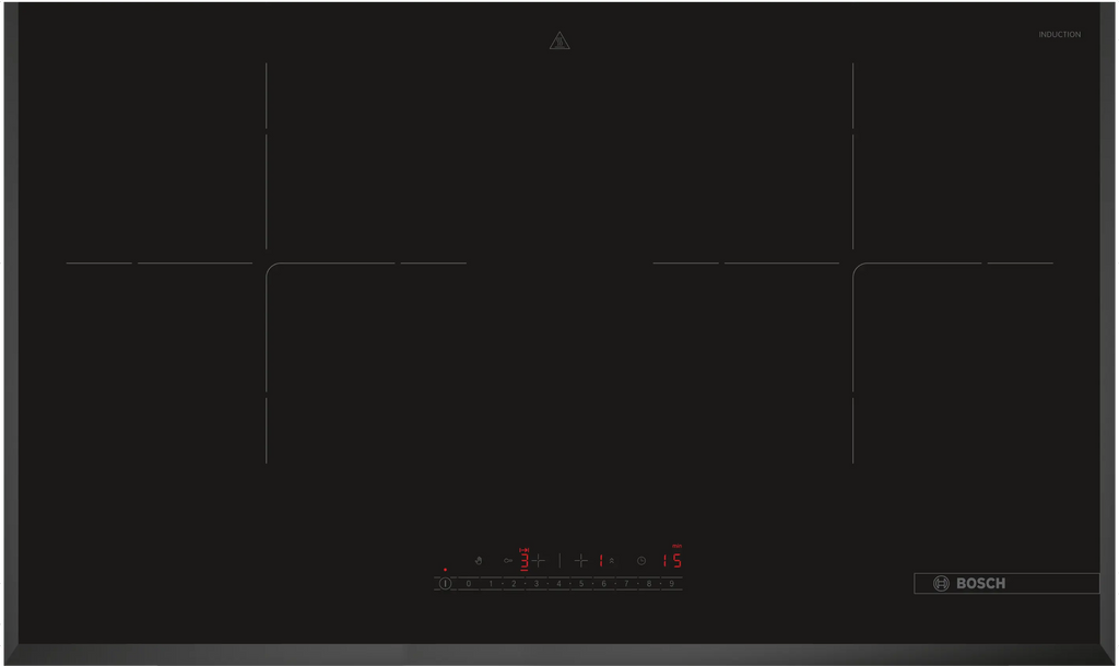 Bosch PMI82560VN induction hob, surface mount without frame, 780 mm wide