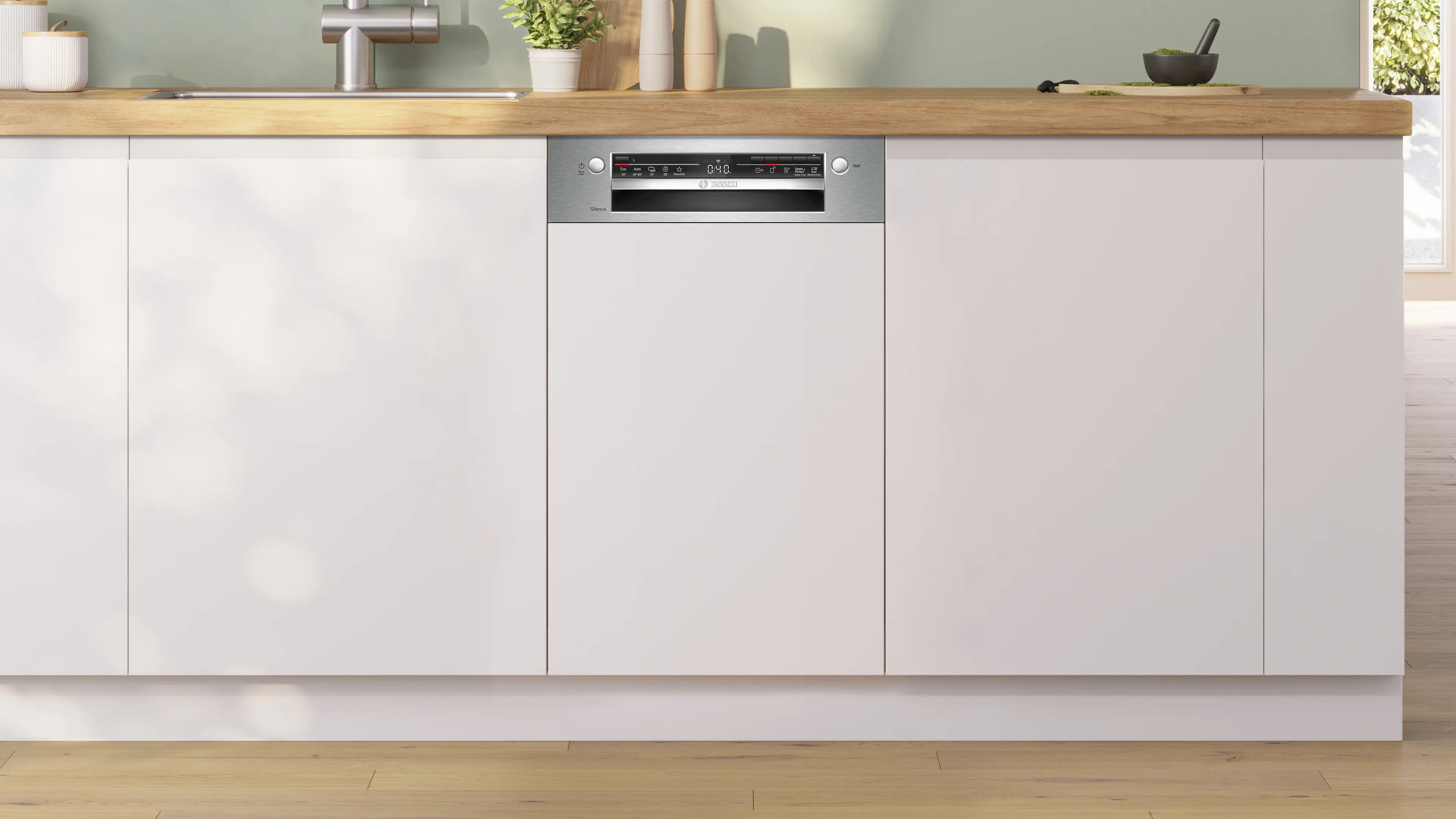 SPI2HKS42E Series 2 Semi-integrated dishwasher 45 cm Stainless steel