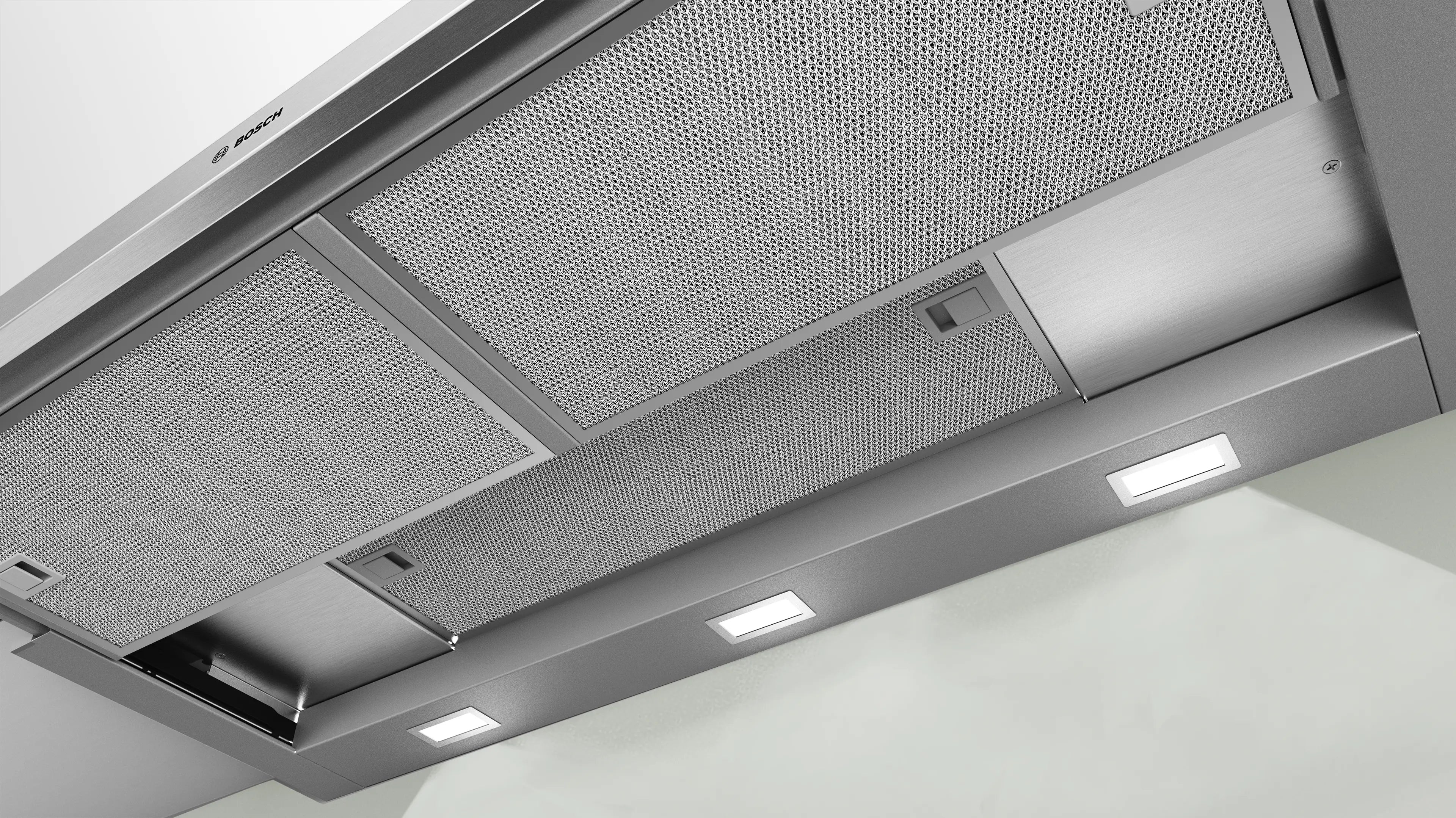Bosch DFS097A51B telescopic cooker hood in silver metallic, further view 5