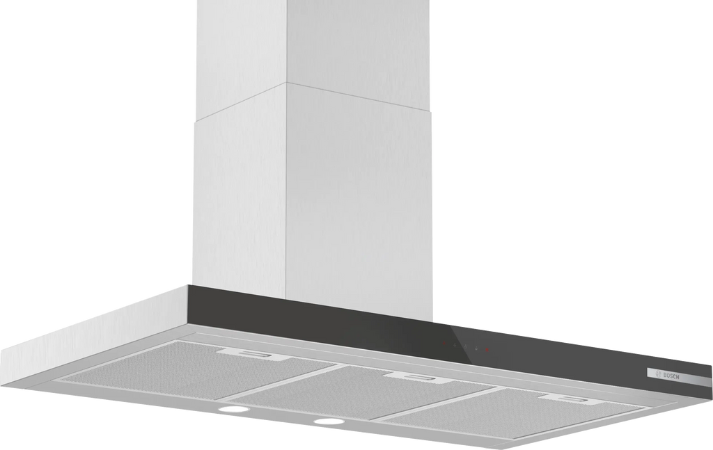 Bosch DWB97BK61T wall-mounted cooker hood in black, 898 mm wide