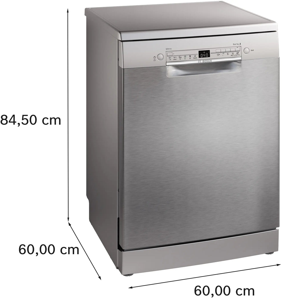 Bosch SMS2HTI79E free-standing dishwasher in brushed steel, further view 4