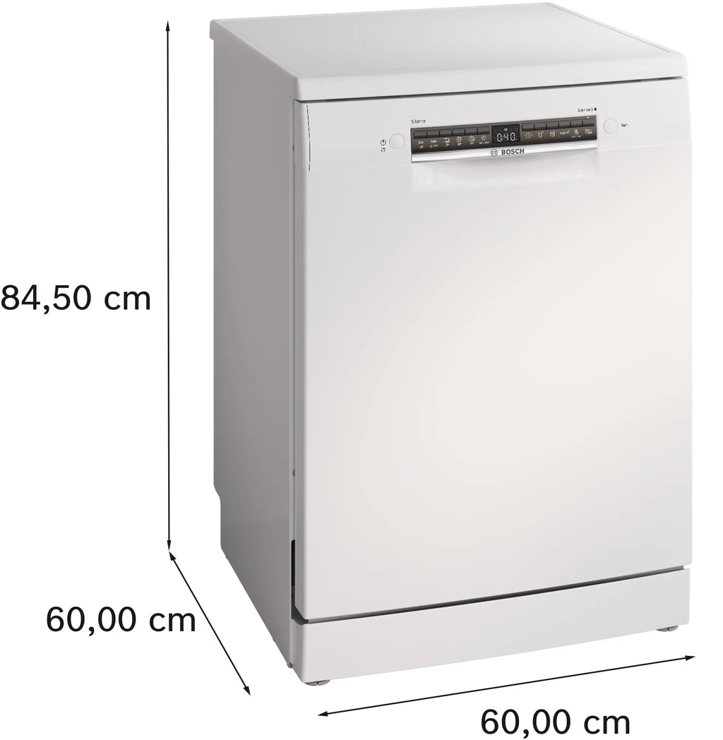Bosch SMS4IMW62Q free-standing dishwasher in white, further view 4