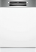 Bosch SMI4EVS08E semi-integrated dishwasher in stainless steel, 598 mm wide
