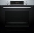 Bosch HQA574BS3B built-in oven with added steam in stainless steel, 594 mm wide