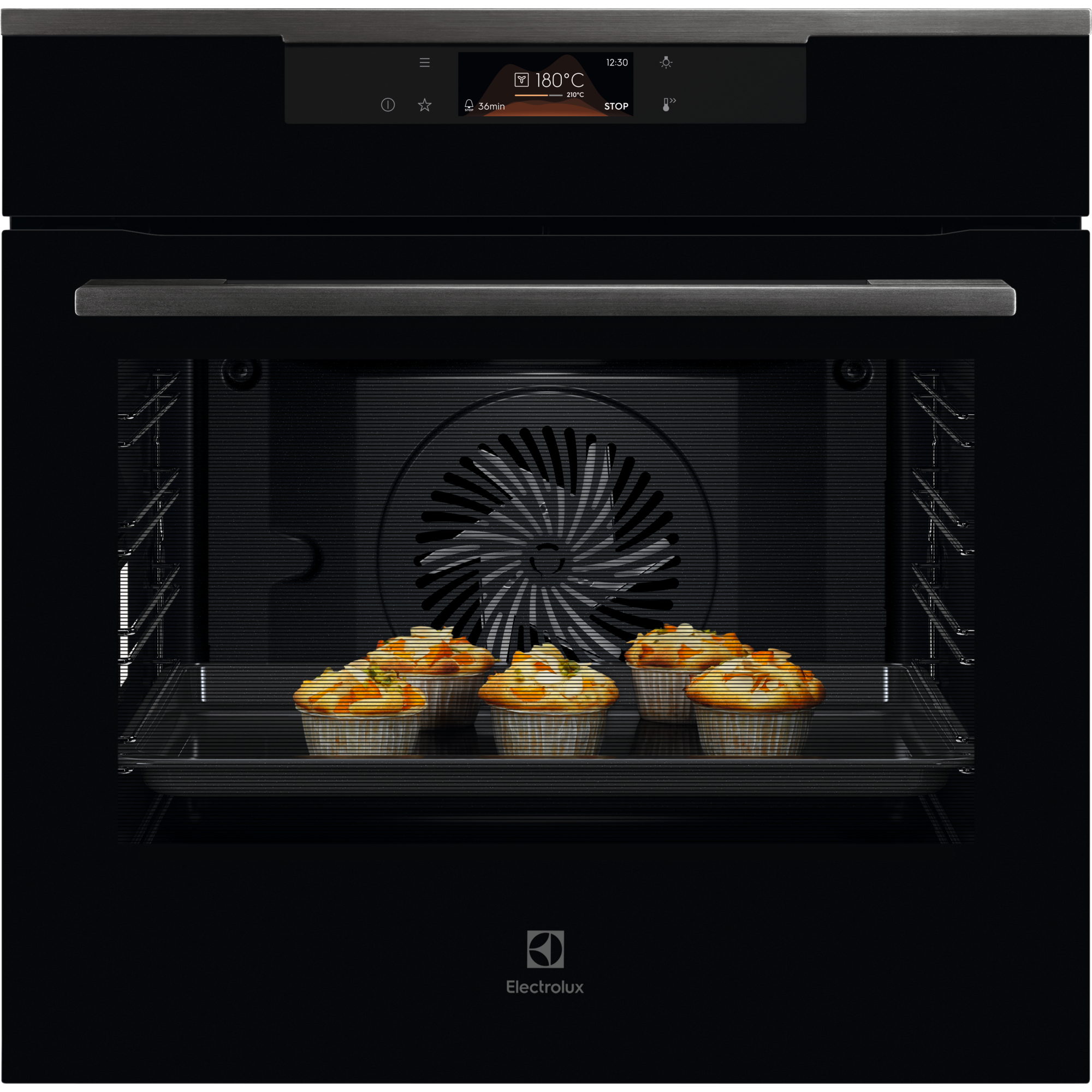 KODDP39H 60cm 600 SenseCook SteamBake built-in single steam oven, front view