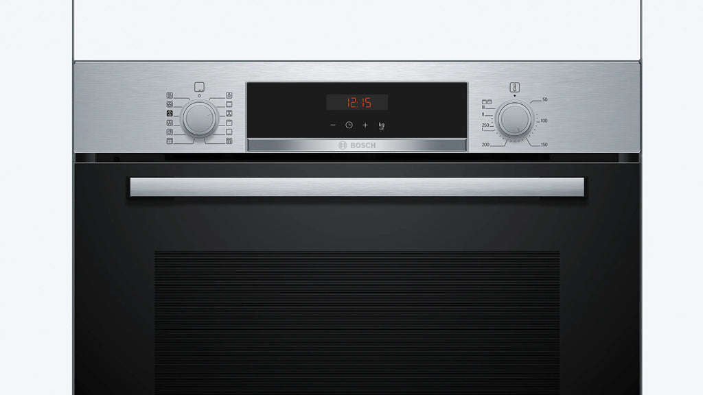 Bosch HQA574BS3B built-in oven with added steam in stainless steel, further view 2