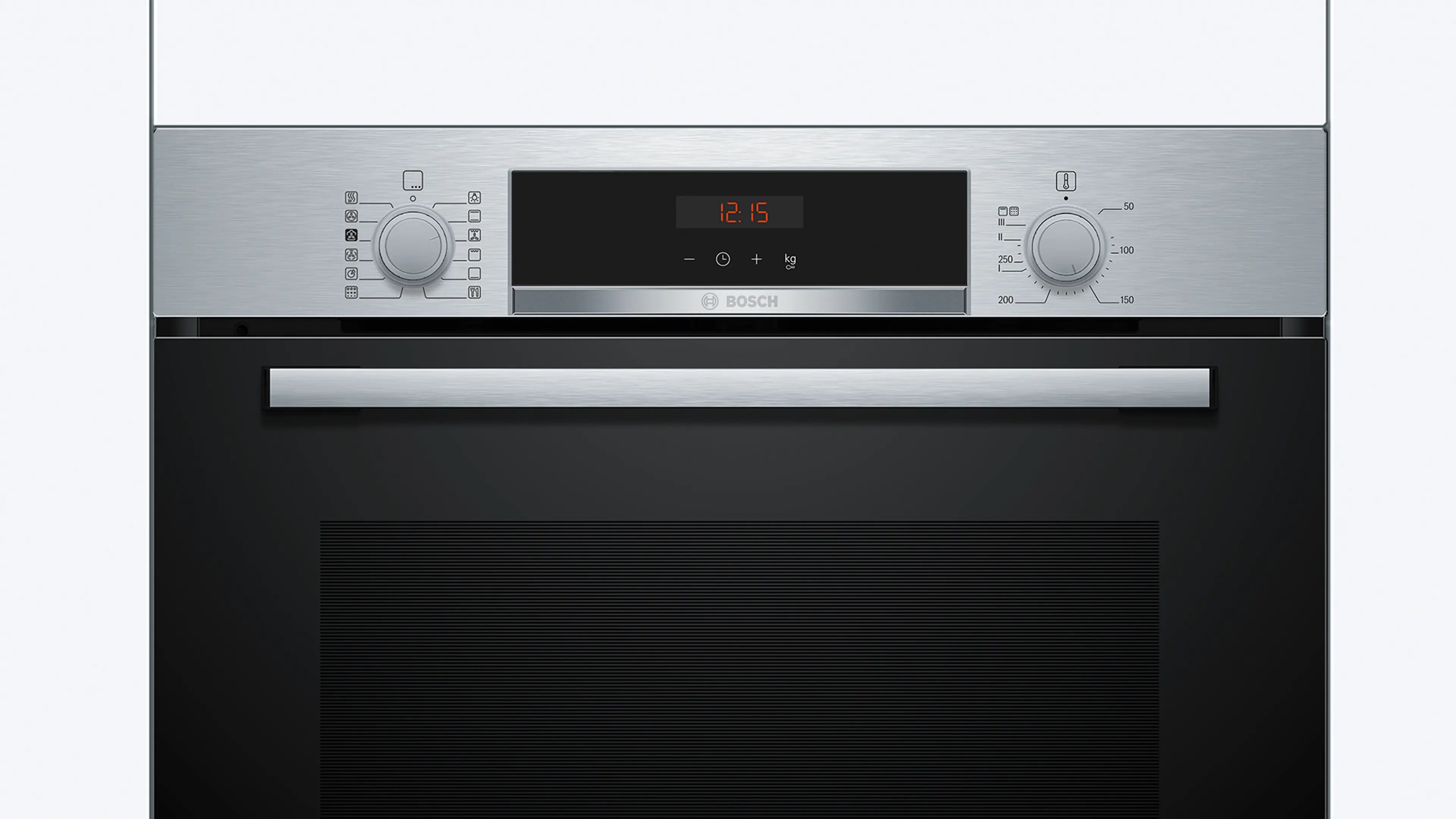 Bosch HQA574BS3B built-in oven with added steam in stainless steel, further view 2