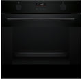 Bosch HUA736EA0K built-in oven with added steam in black, 594 mm wide