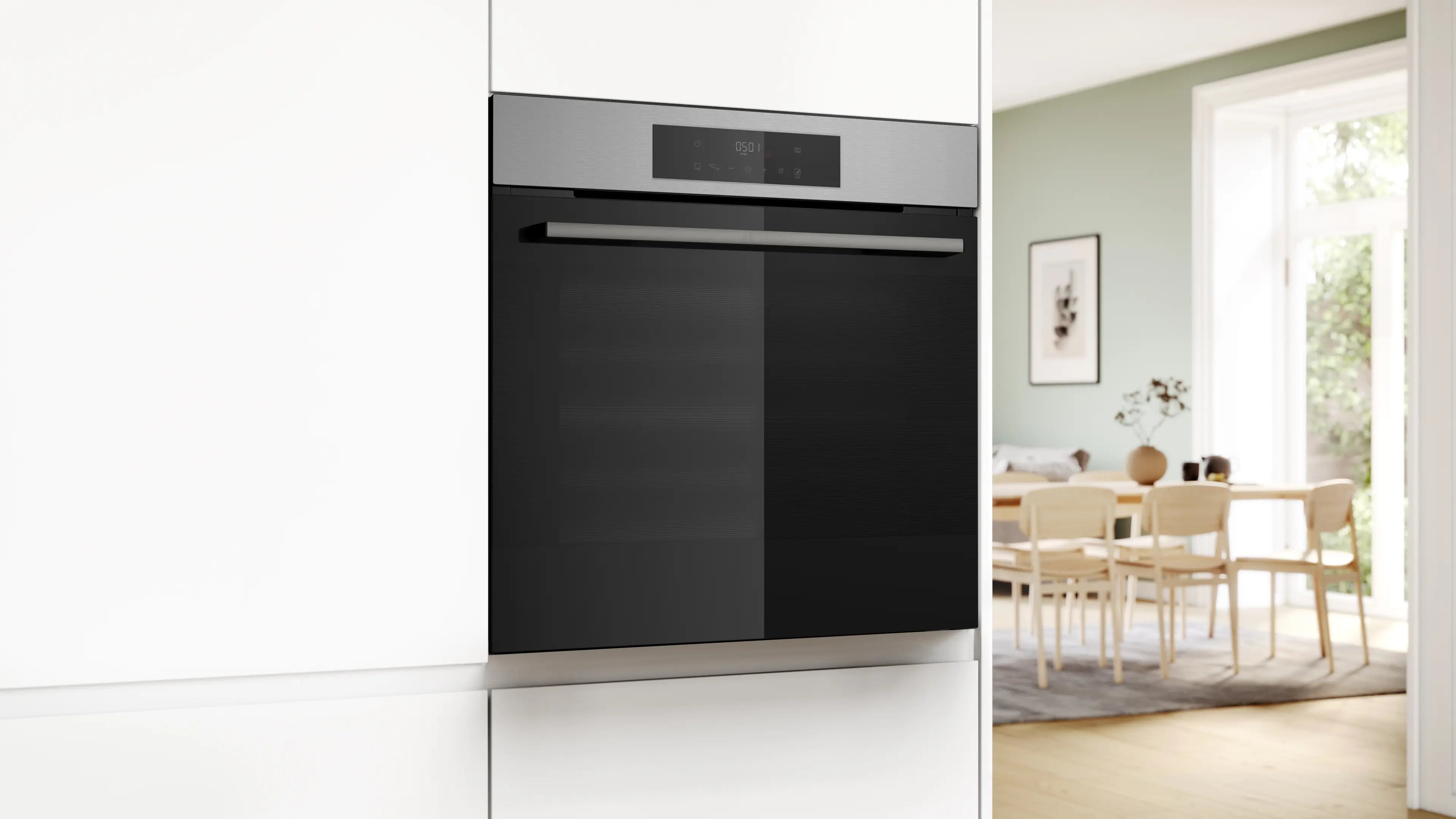 Bosch HJG852YS0K built-in oven in stainless steel, further view 5