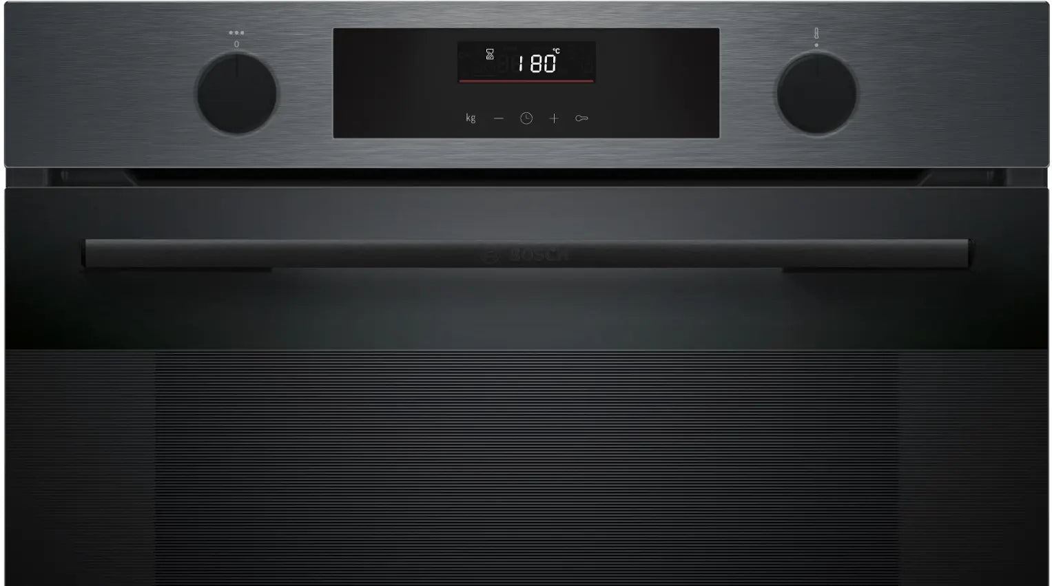 Bosch HUA736EG0K built-in oven with added steam in black stainless steel, further view 4