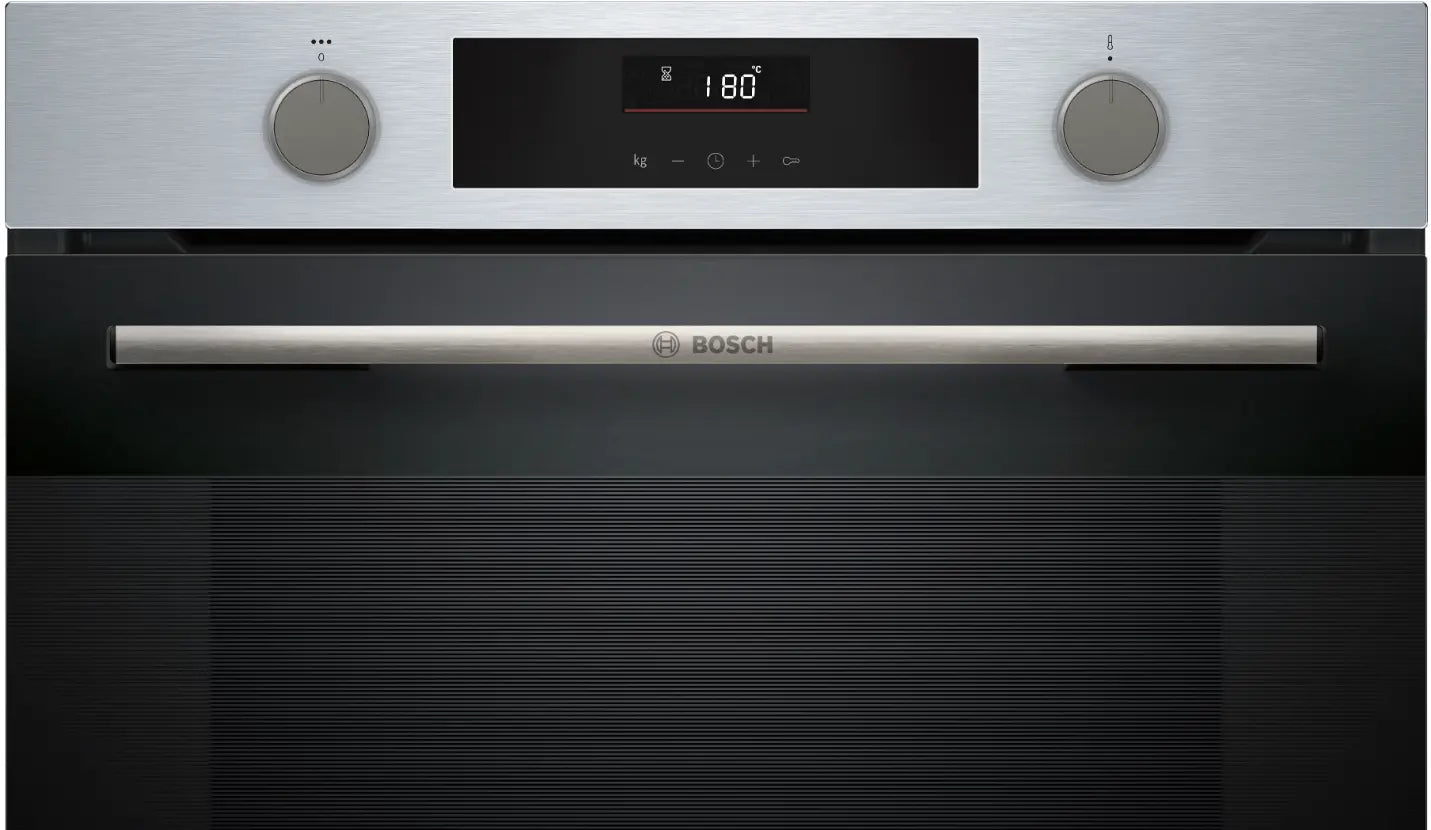 HUA736ER0K Series 4 Built-in oven with added steam function 60 x 60 cm Stainless steel