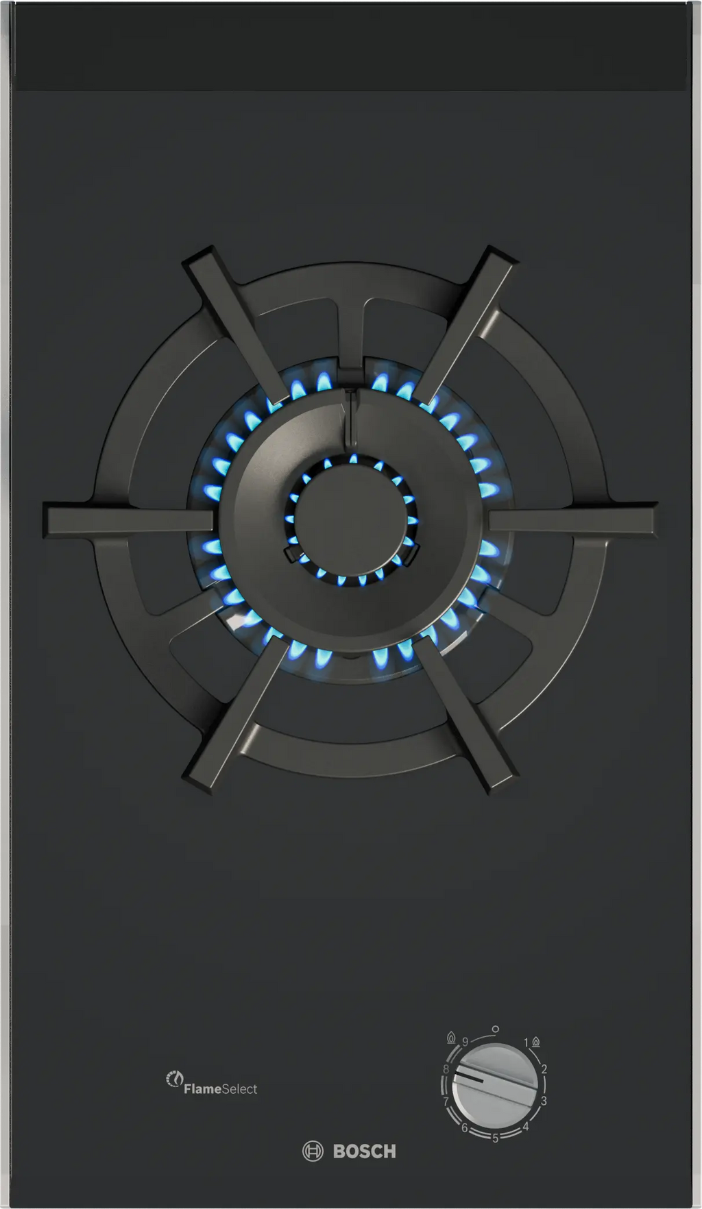 PRA3A6I10X Series 8 Domino gas hob 30 cm Ceramic, Black
