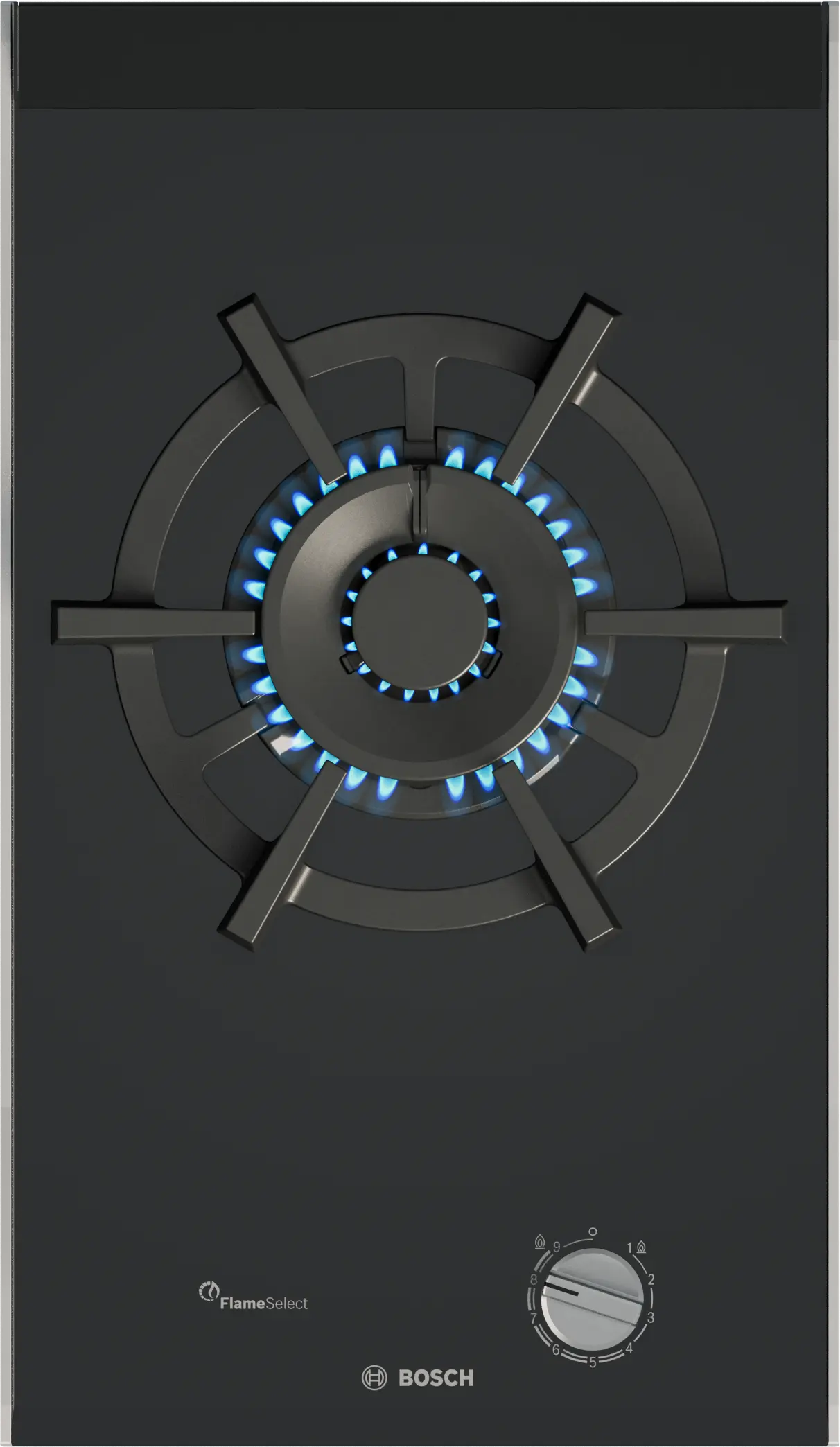 PRA3A6I10X Series 8 Domino gas hob 30 cm Ceramic, Black