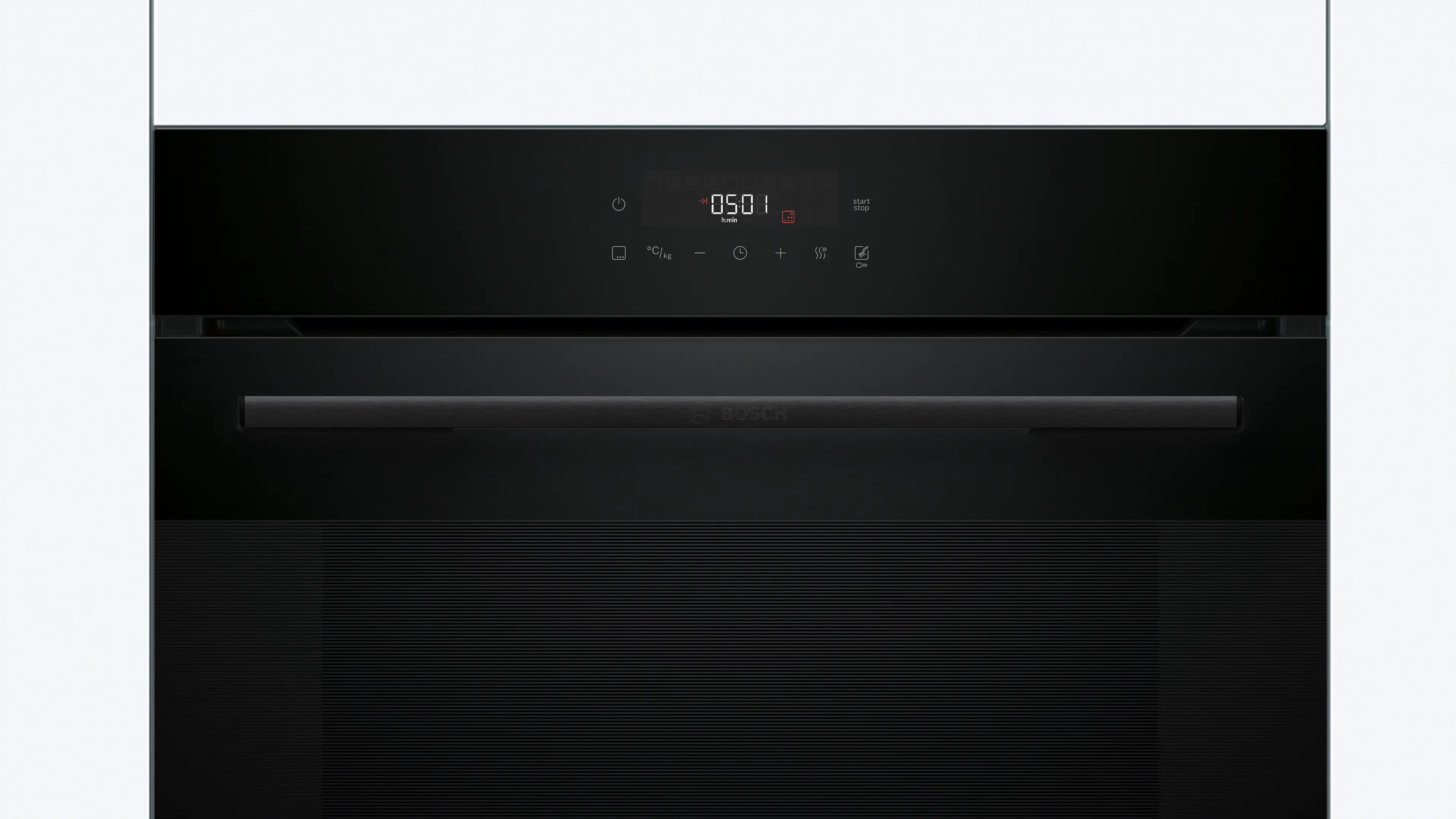 Bosch HJG852YB0K built-in oven in black, further view 2