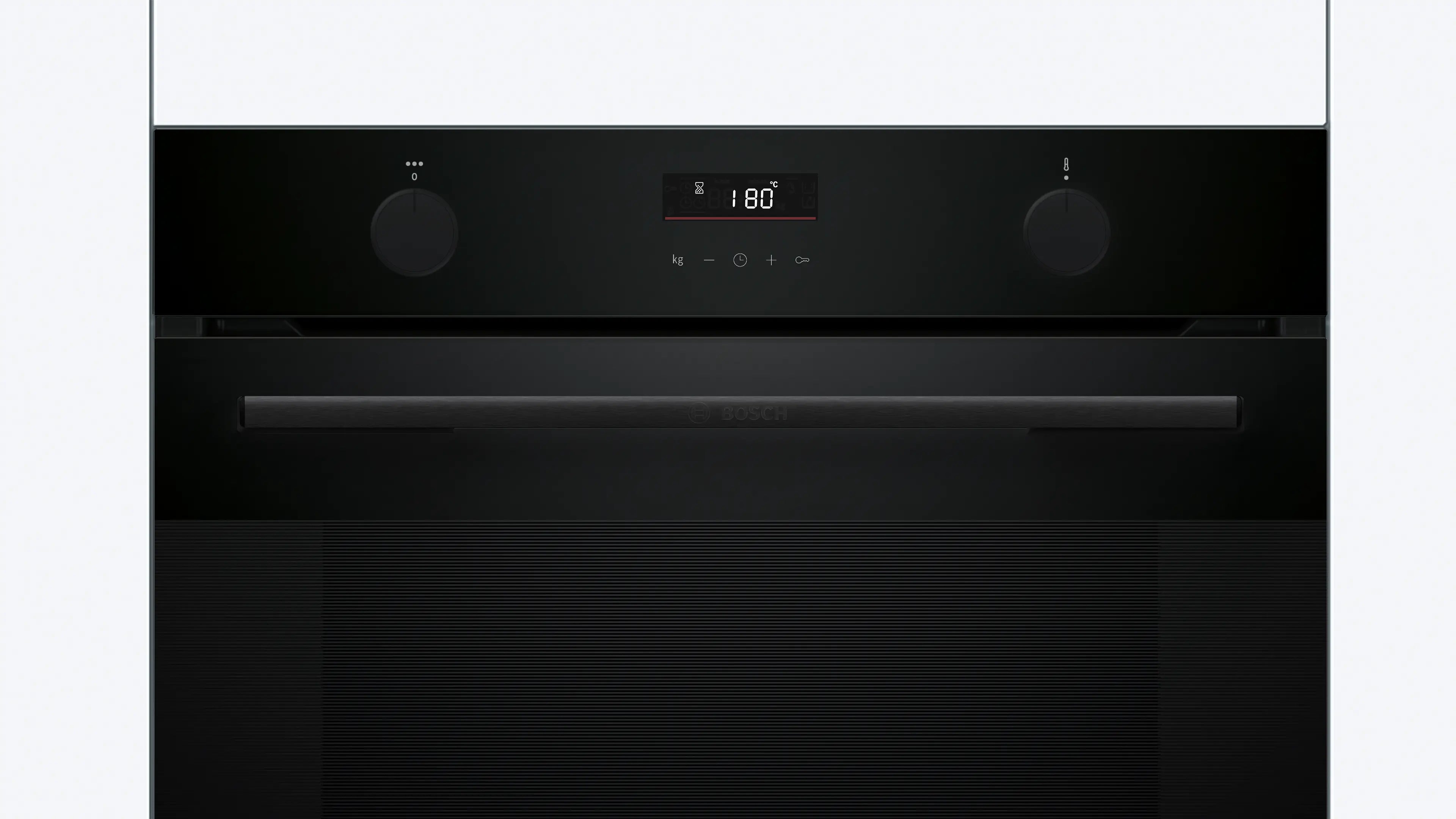 Bosch HUA736EA0K built-in oven with added steam in black, further view 2
