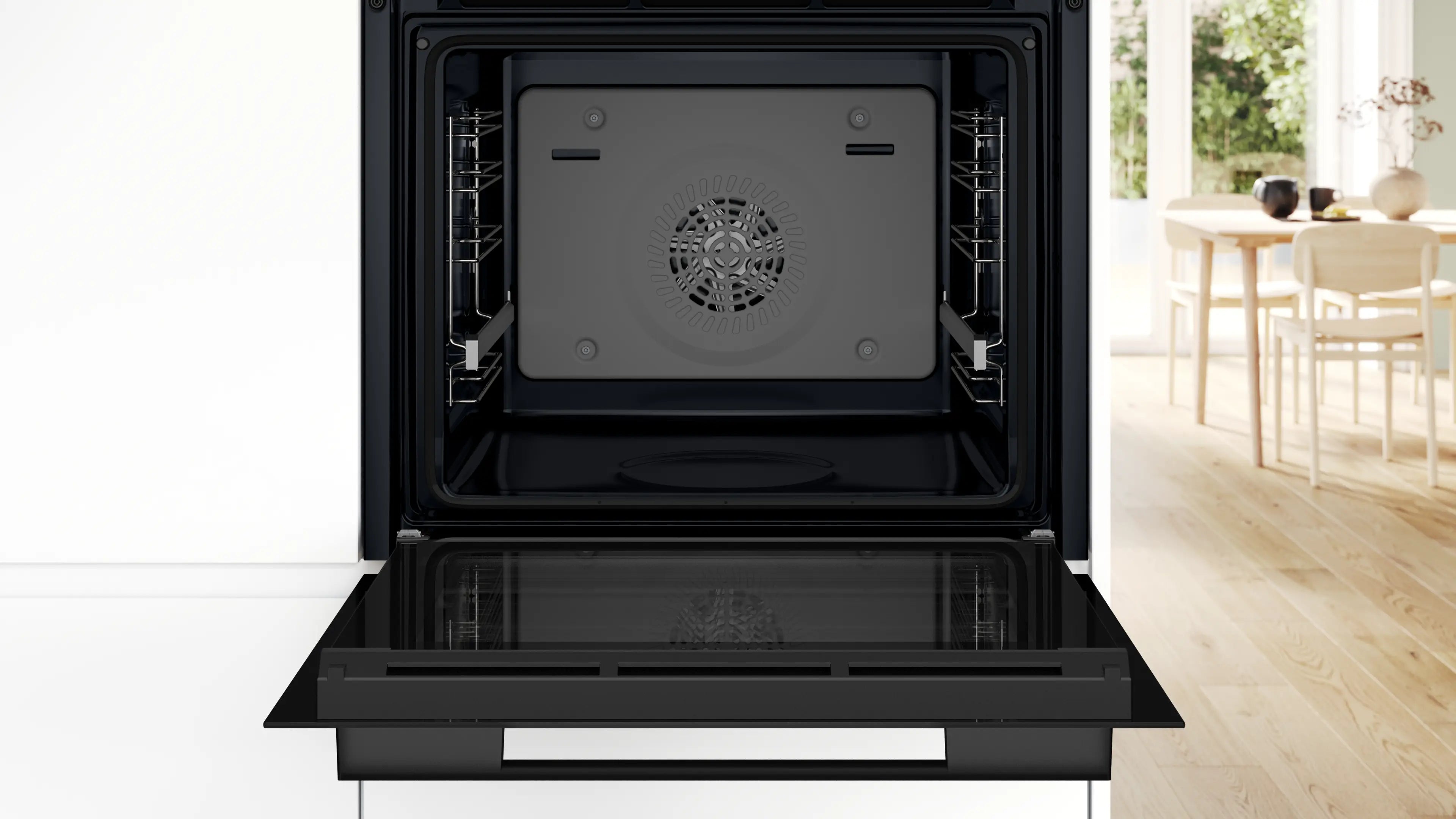 HUA736EN0K Series 4 Built-in oven with added steam function 60 x 60 cm