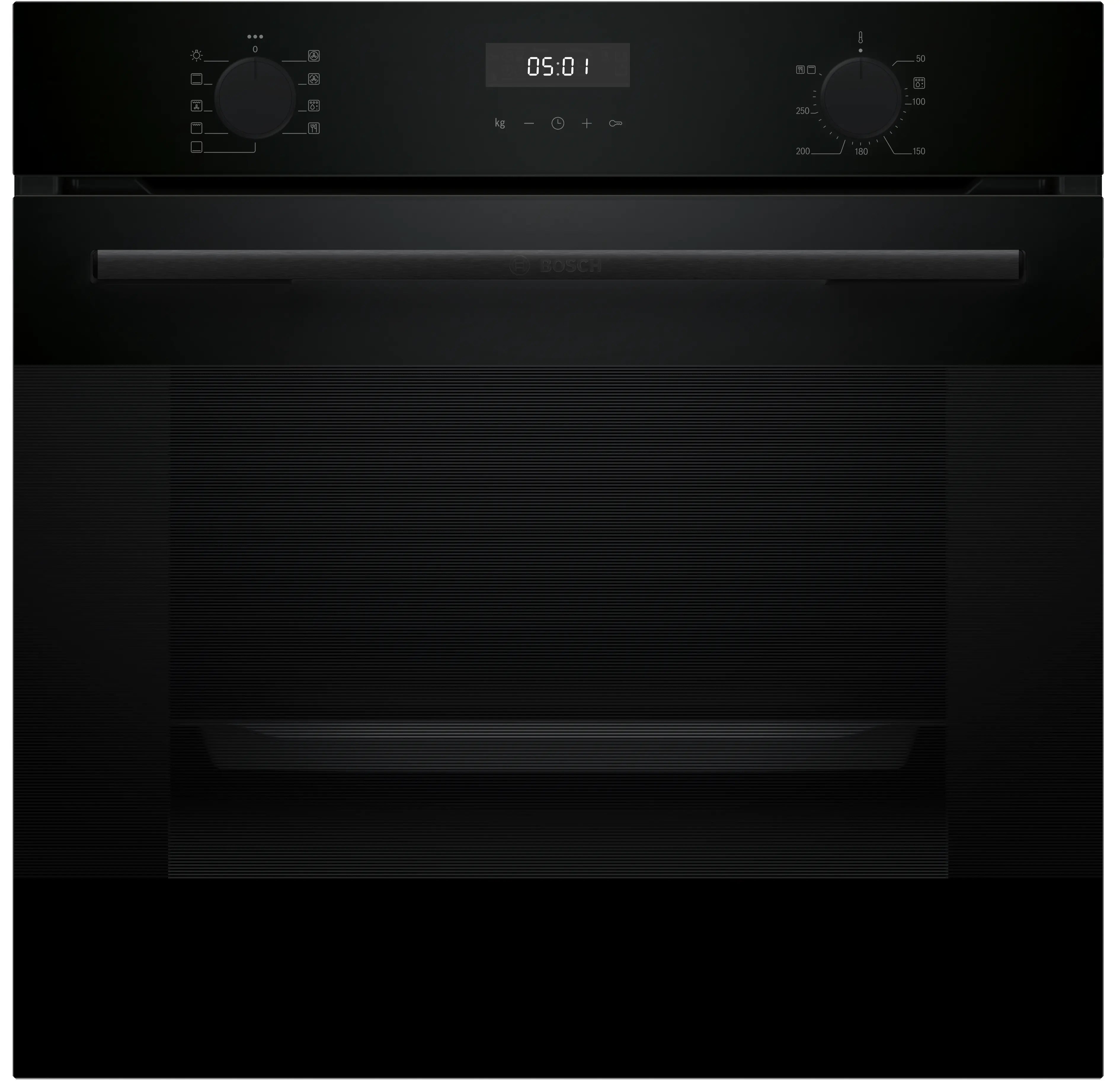 Bosch HJA715BA0K built-in oven in black, 594 mm wide