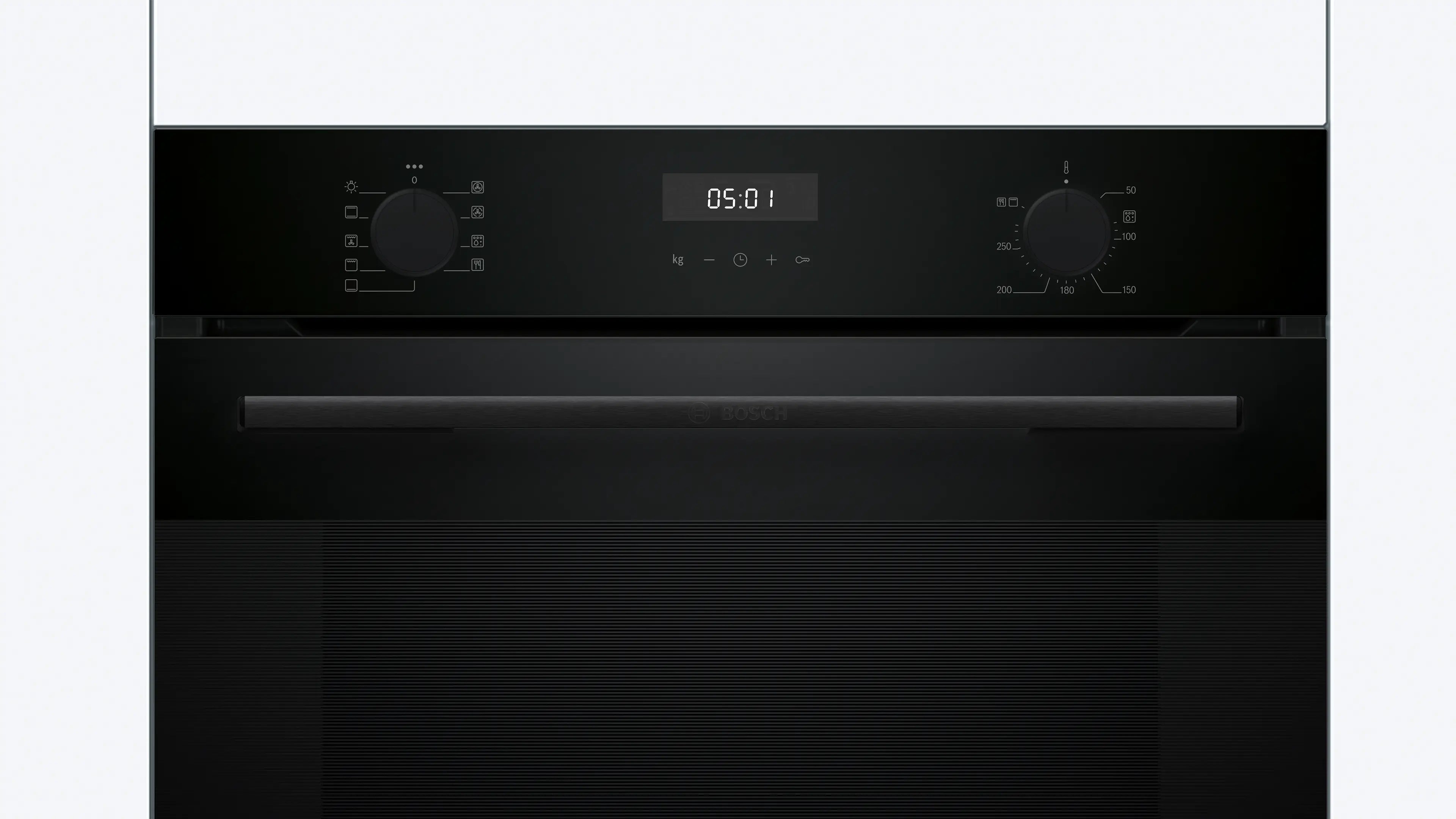 Bosch HJA715BA0K built-in oven in black, further view 4