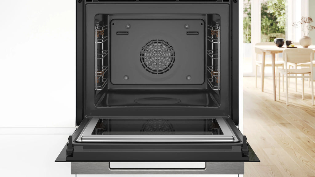 Bosch HMG7361B1 built-in oven with microwave function in black, further view 4