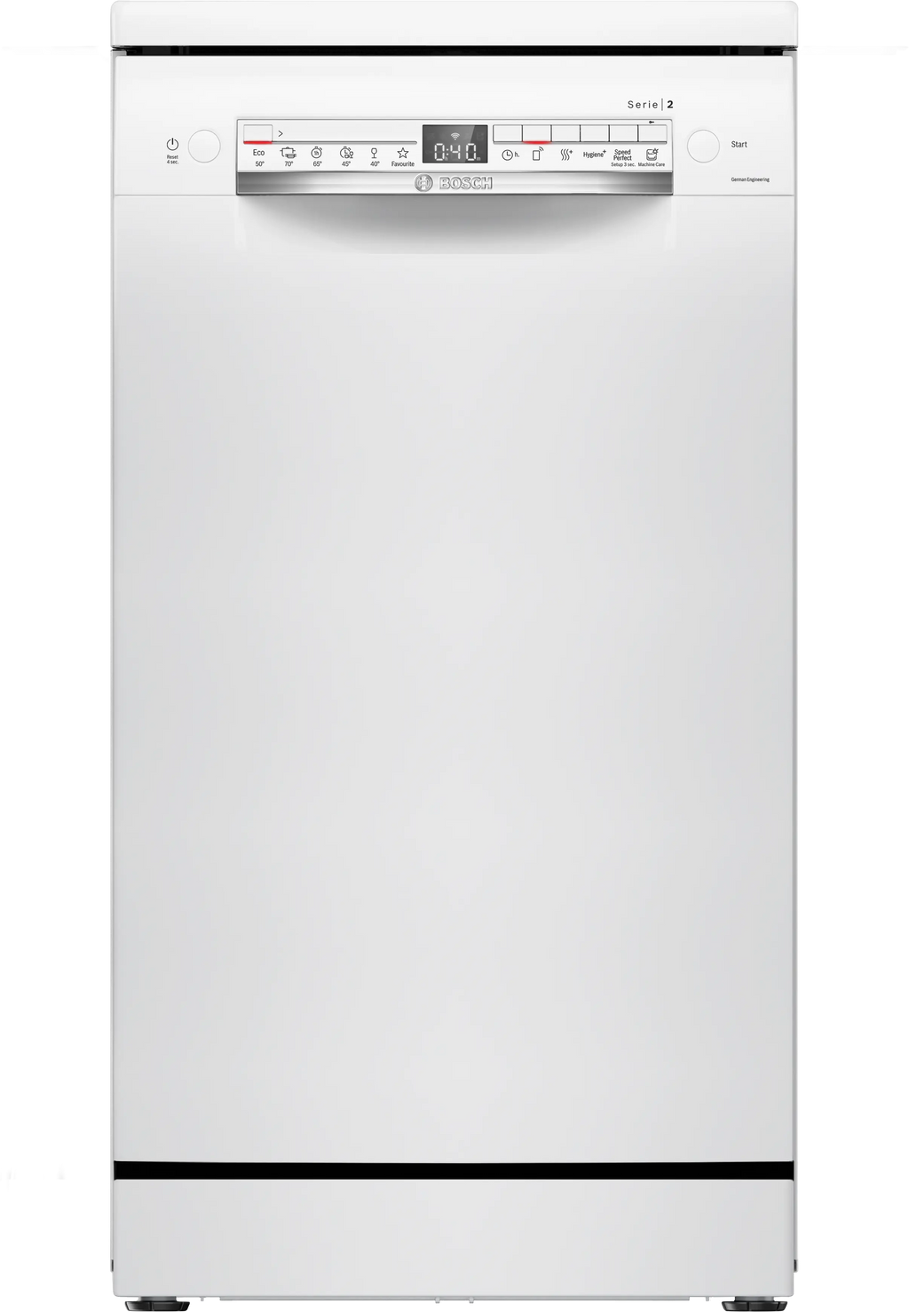 SPS2IKW55K Series 2 Free-standing dishwasher 45 cm White