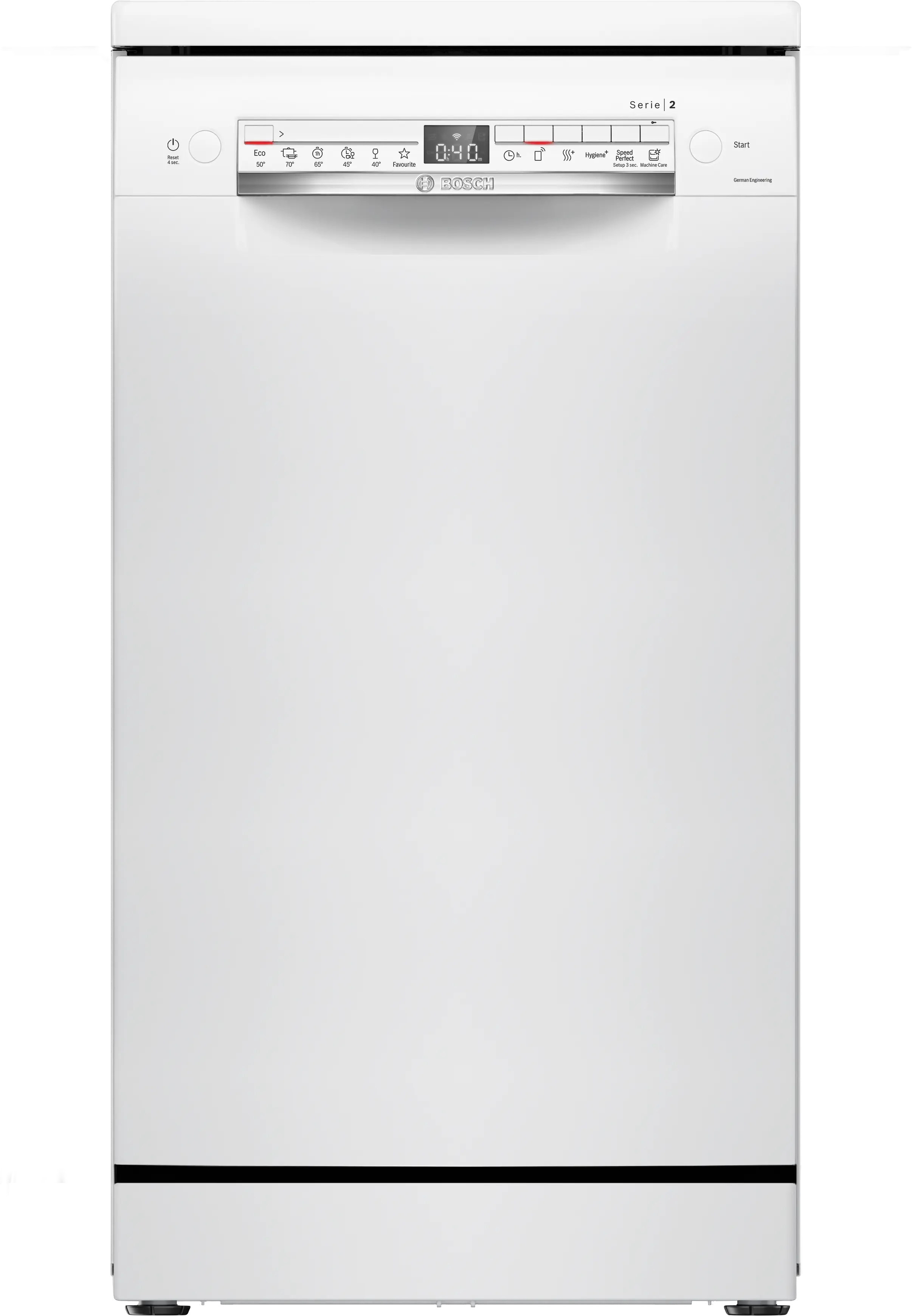 SPS2IKW55K Series 2 Free-standing dishwasher 45 cm White