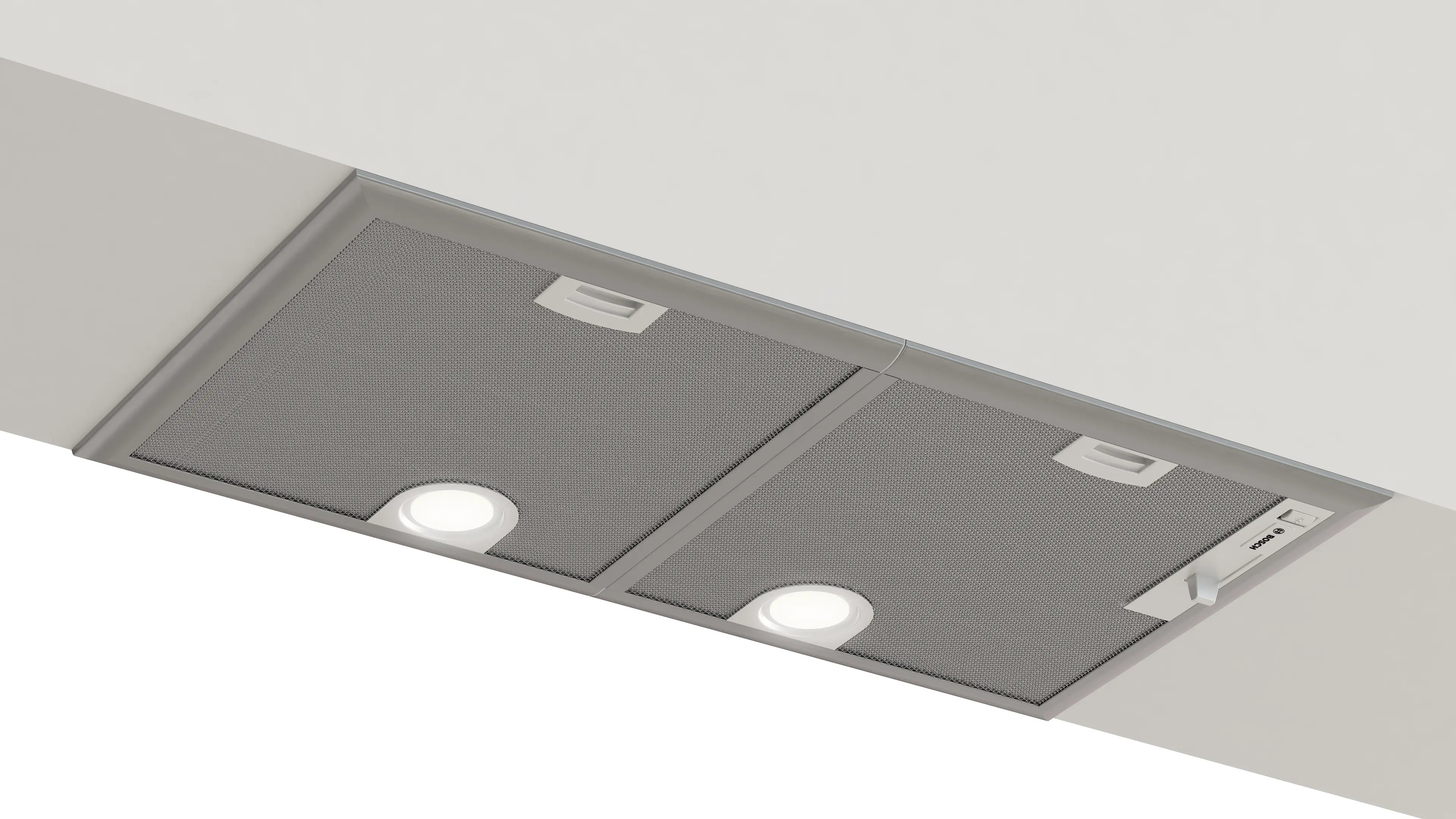 Bosch DHL755BM canopy cooker hood in silver metallic, 730 mm wide