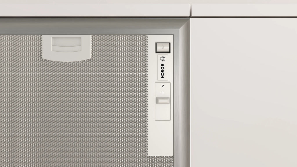 Bosch DHL755BM canopy cooker hood in silver metallic, further view 4