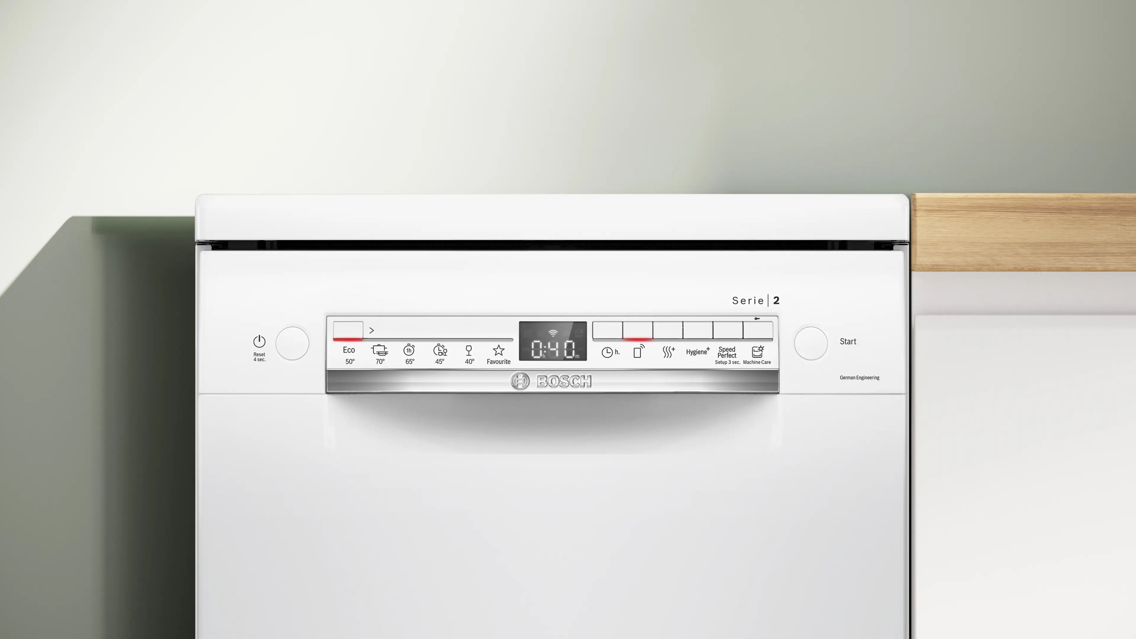 SPS2IKW55K Series 2 Free-standing dishwasher 45 cm White